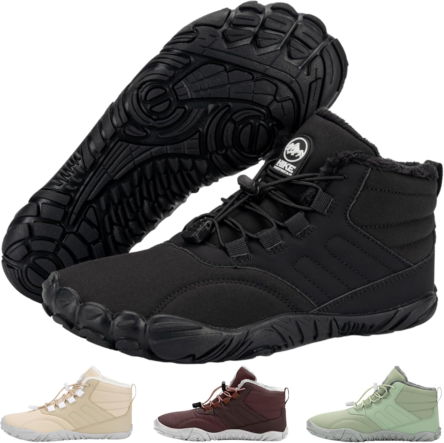 Caspar Pro HF: Non-Slip, Warm Winter Barefoot Hiking Shoes Caspar Pro HF: Non-Slip, Warm Winter Barefoot Hiking Shoes