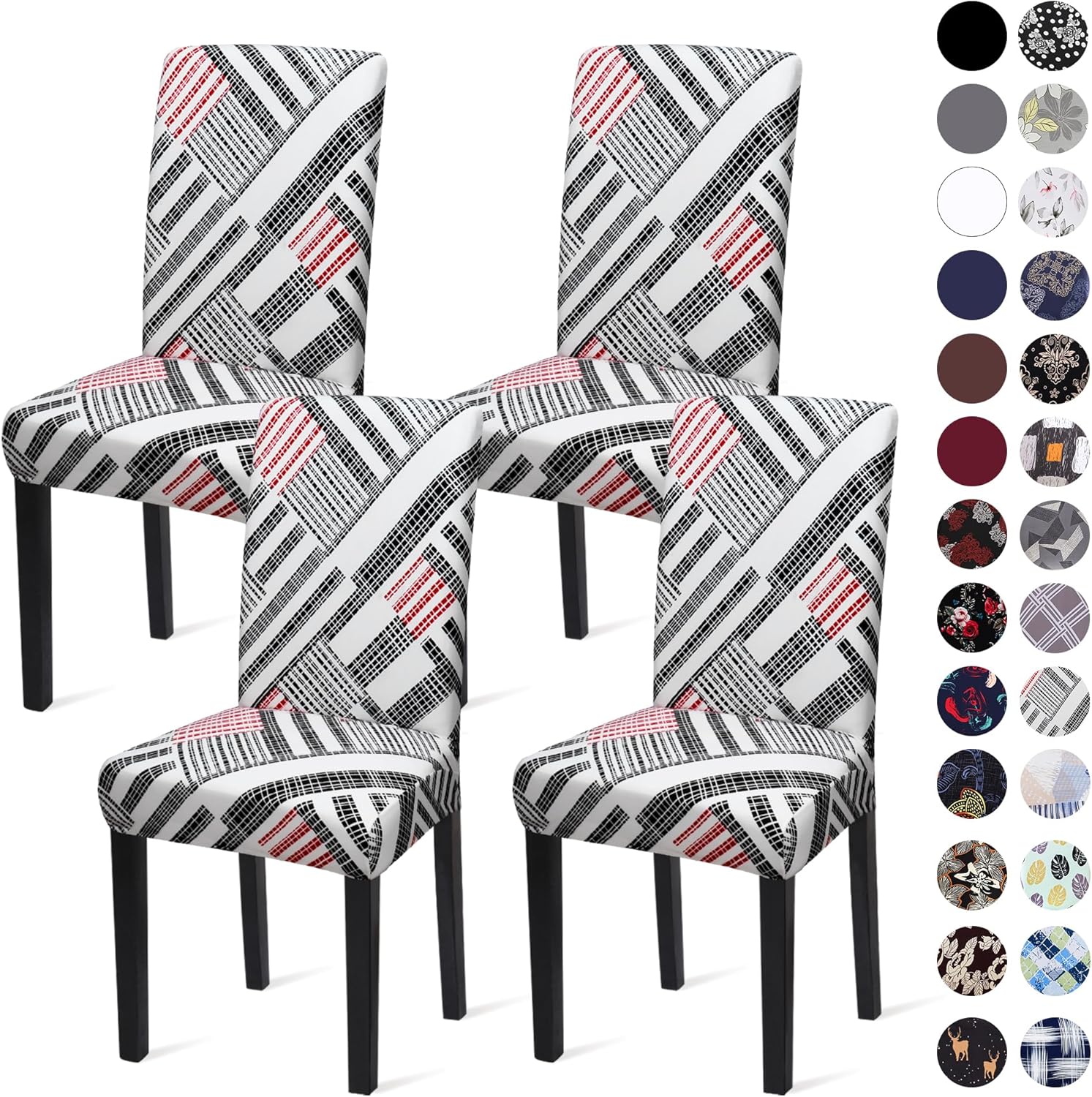 Sufdari Dining Chair Covers,Kitchen Chair Cover,Parsons