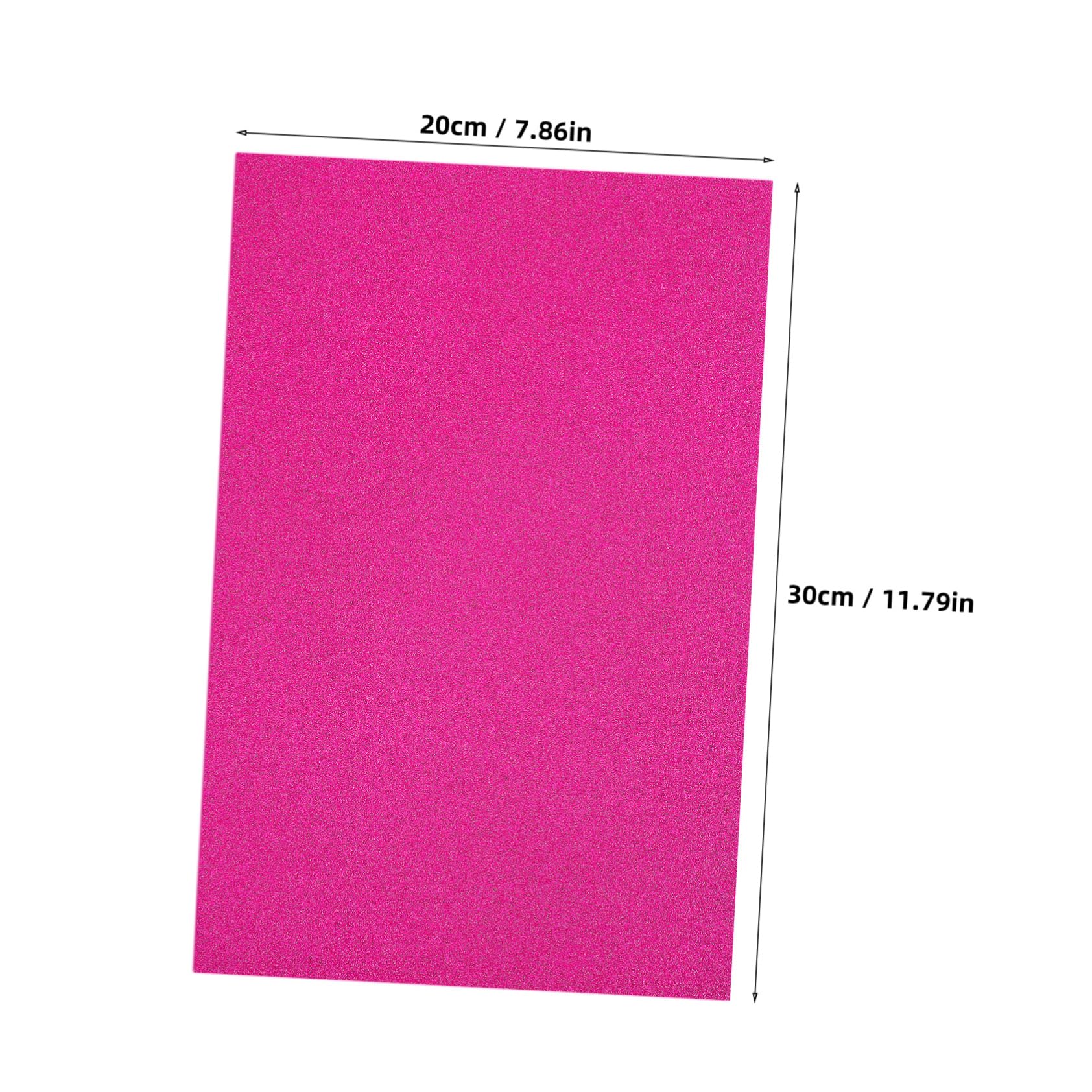 Holibanna Cartoncino Glitterato 60 Fogli 250g Antirottura per Origami e Artigianato Creativo Colore Casuale