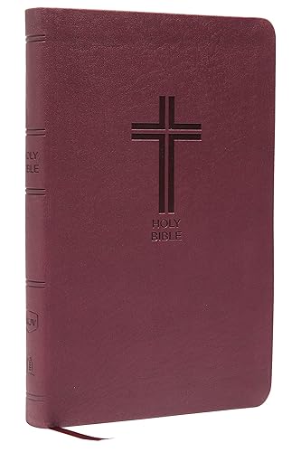 NKJV, Value Thinline Bible, Leathersoft, Burgundy, Red Letter, Comfort Print: Holy Bible, New King James Version
