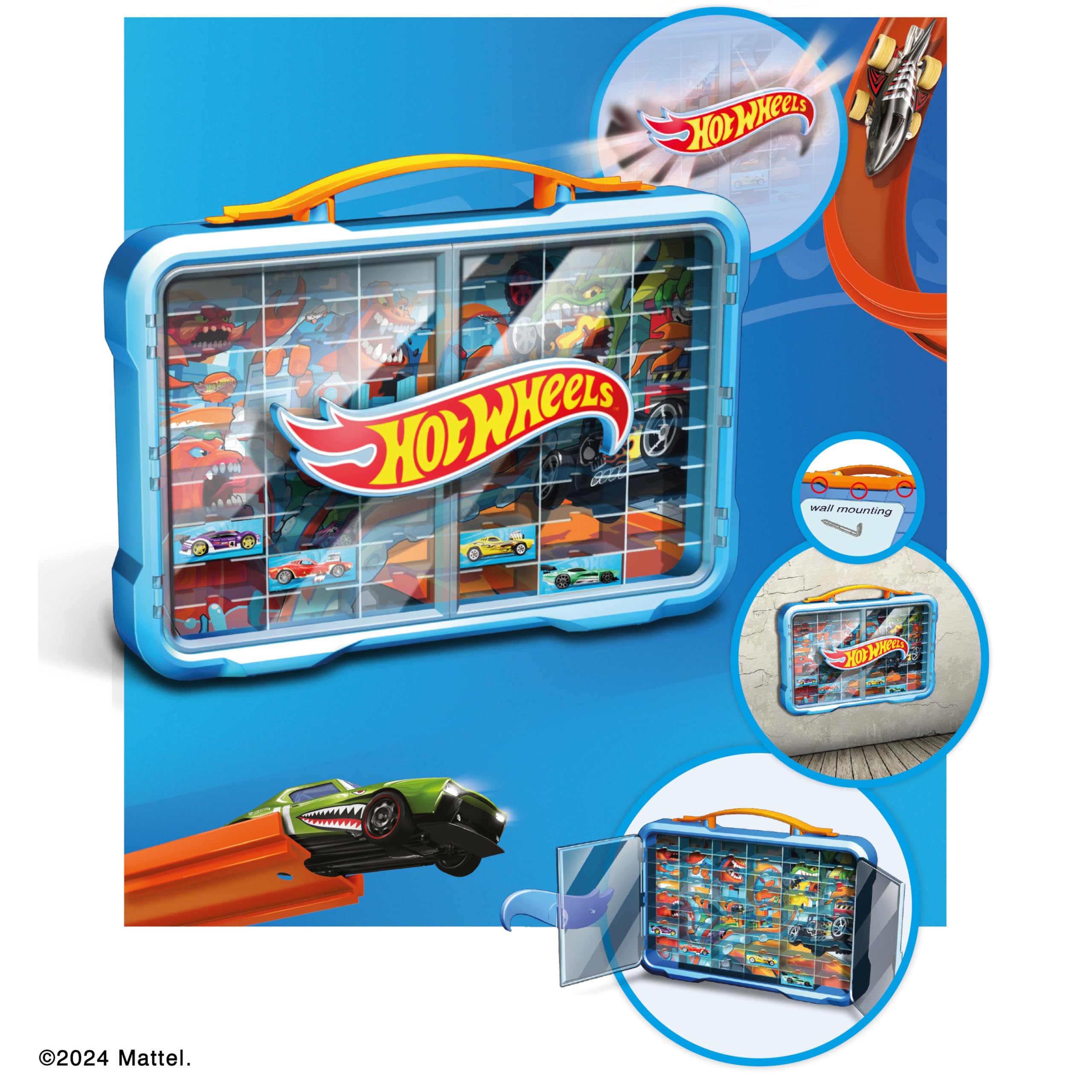 Theo Klein 2408 Hot Wheels Collector's Suitcase Display Case