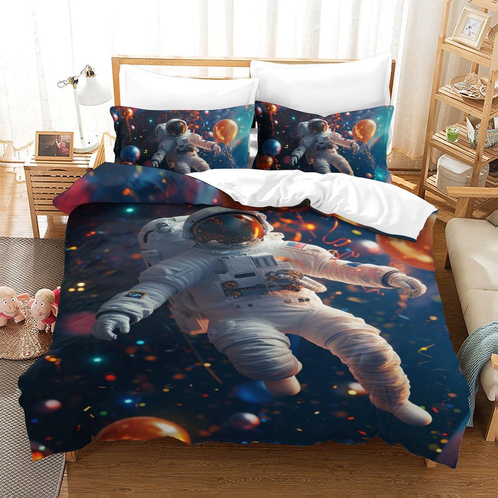 Housse de couette enfant 140x200 anti-glisse avec zip pour en finir avec la couette qui bouge