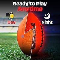Vista 2 de Fútbol iluminado – Bola que brilla en la oscuridad – Regalos de cumpleaños para deportes al aire libre para niños de 8 a 15 años – Ideas de regalo