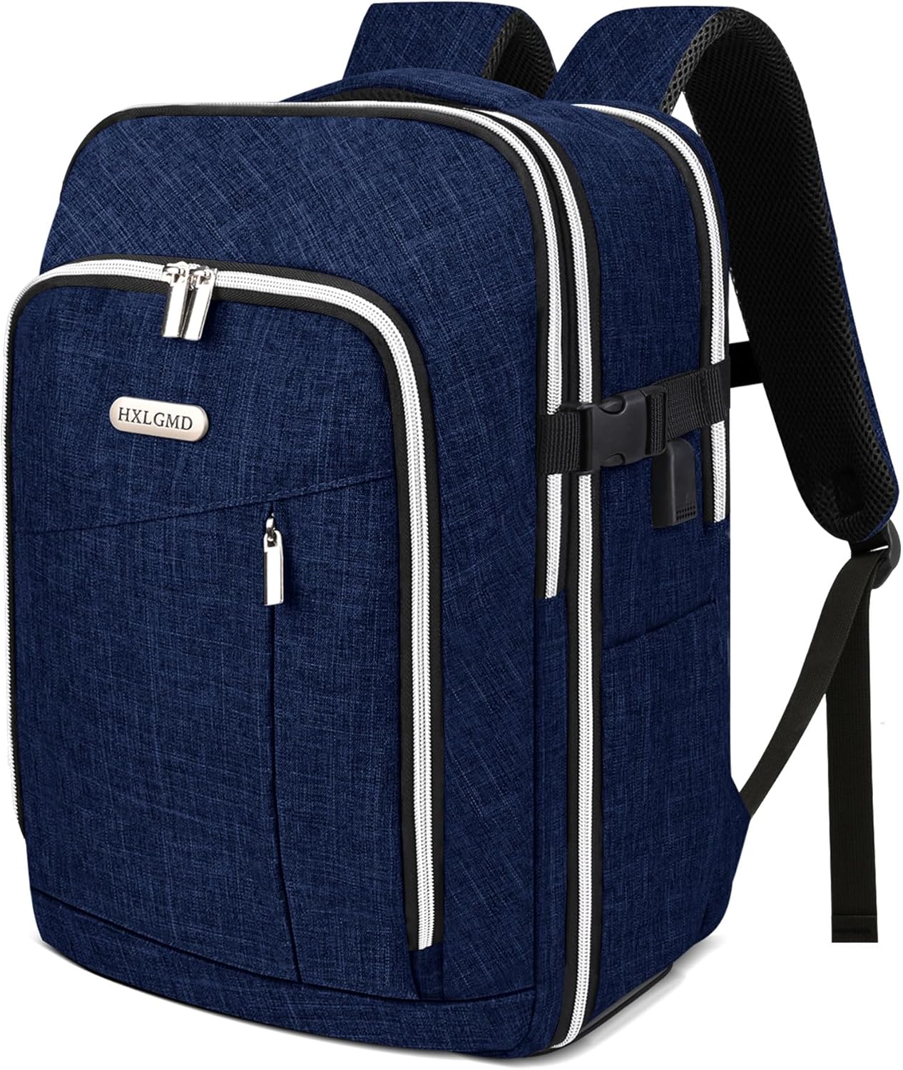 Personal Item Travel Carry On Luggage Backpack for Women Men Flight Approved Casual Weekender Laptop Bag for College Business Outdoors Hiking Water Resistant Lightweight Daypack with USB Charging Port