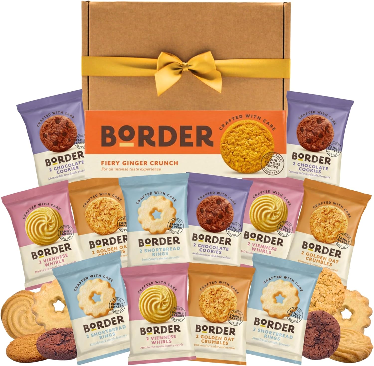Border Biscuits Gift Set Biscuit Hamper (36 Biscuits) x12 Border