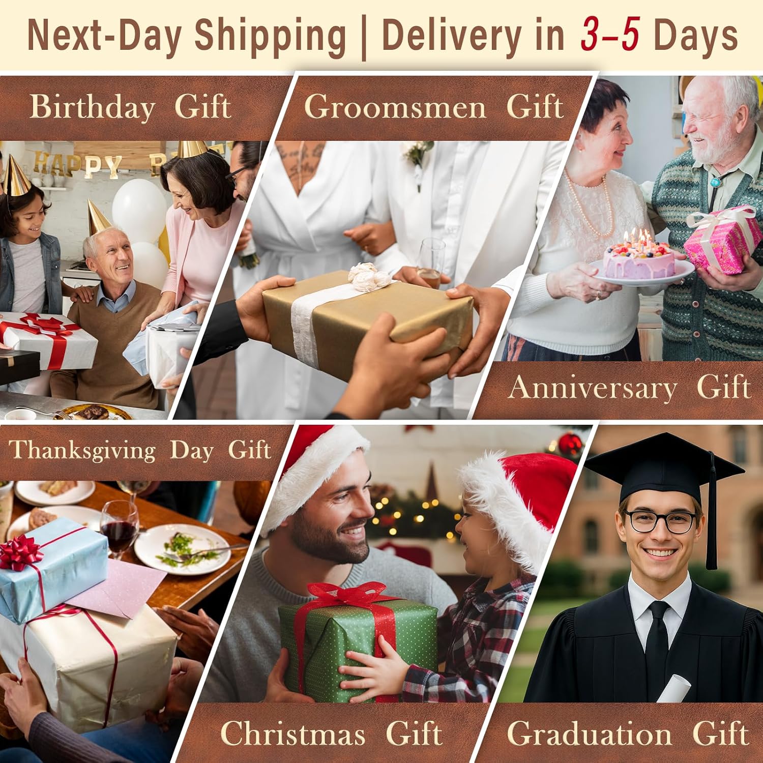 Gifts for Mens - Valentines Day Father Day, Personalized Custom Toiletry Bags for Men, Large Engraved Shaving Bags Hanging Leather Waterproof Travel Bags for Anniversary Dad Husband Grandpa Lover