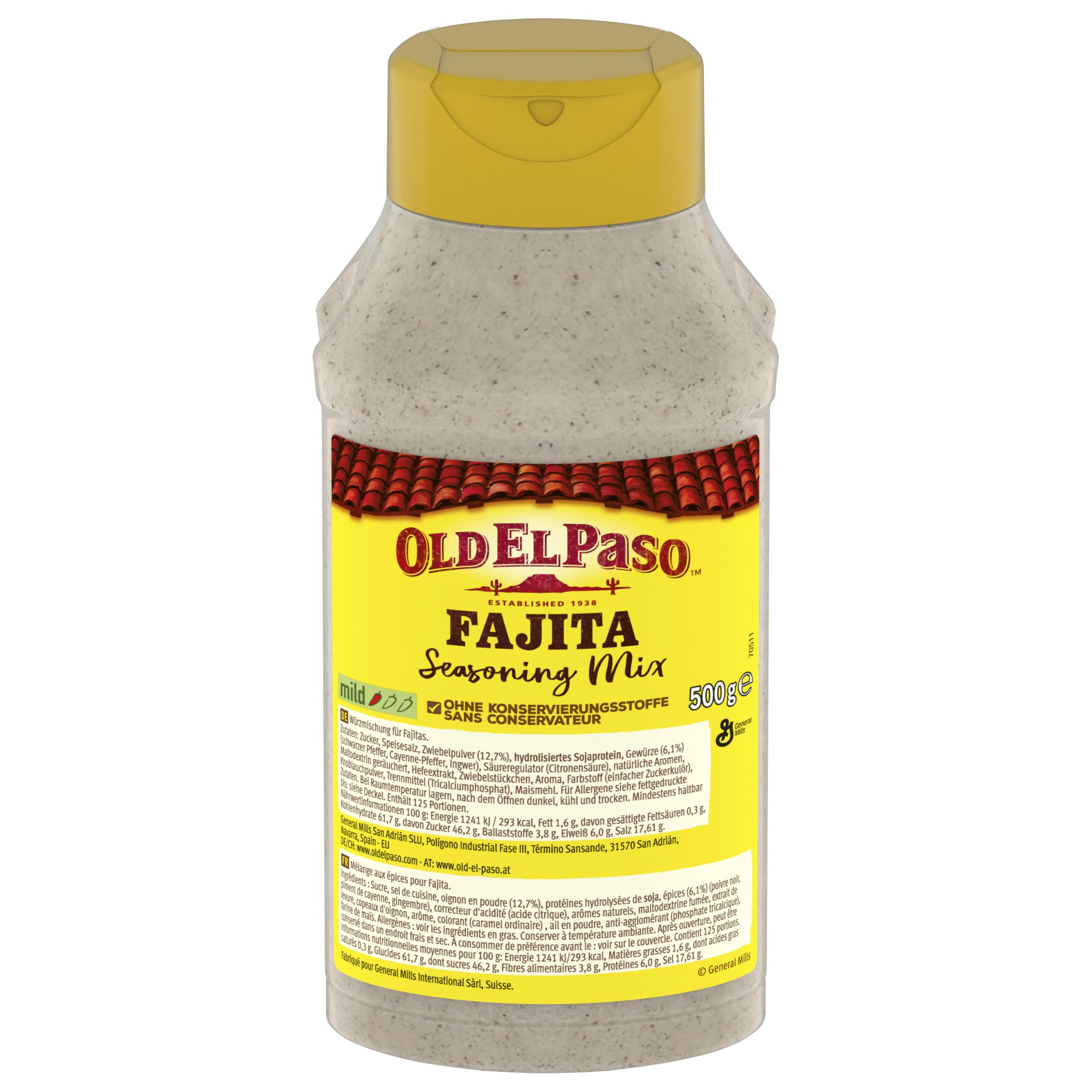 OEP FAJITA SEASONING FS 500G