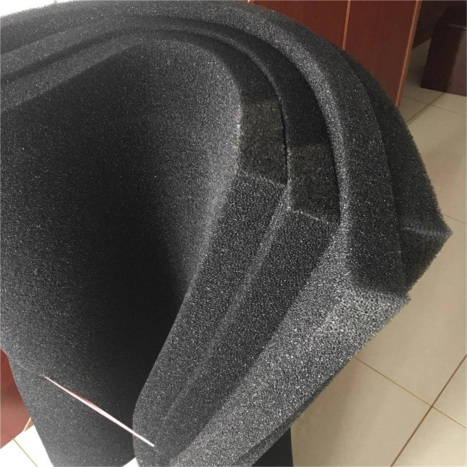 1 pieza de filtro de esponja de poliuretano a prueba de polvo ignífugo - fieltro de fibra de carbono activado para aplicaciones de refrigeración e industrial(Type9)