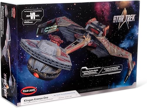 Polar Lights Star Trek 6 The Undiscovered Country Klingon Kronos One - Kit de modelo a escala 1350