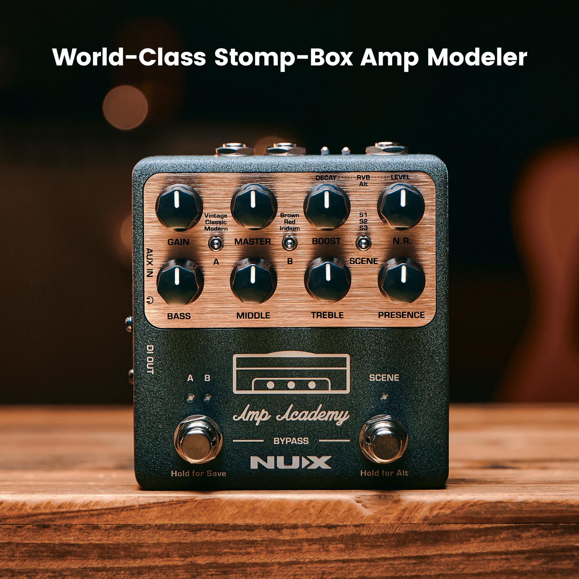 Amazon | NUX NGS-6 Amp Academy Amp Modeler ギターペダル 1024