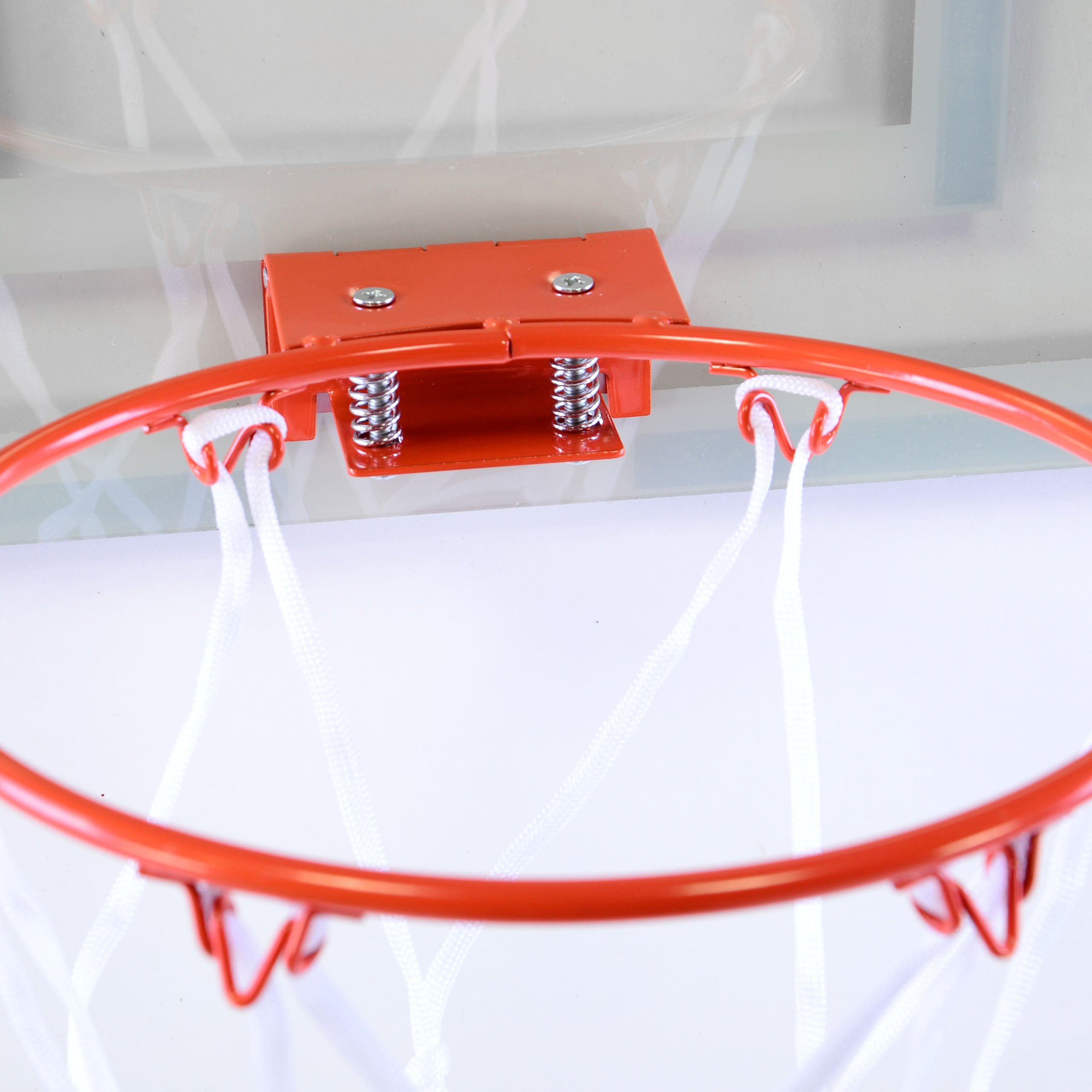 Mini Basketballkorb für Tür & Wand – Büro Basketball Set inkl. Ball & Luftpumpe – Acryl Basketballbrett 45 x 30,5 cm – Ideal für Büro, Homeoffice & Freizeit