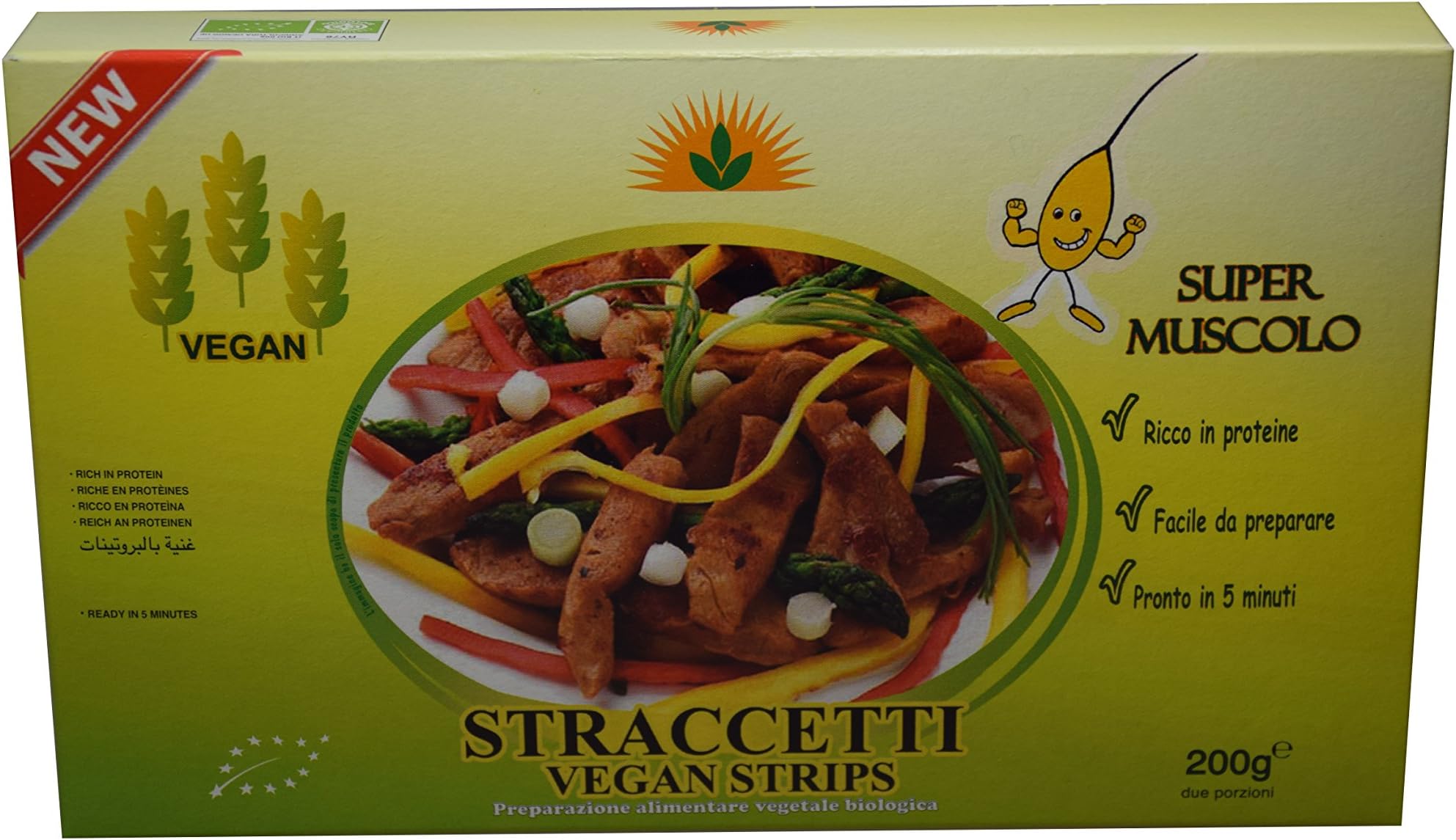 Vegan Straccetti Wheat Organic 200gr
