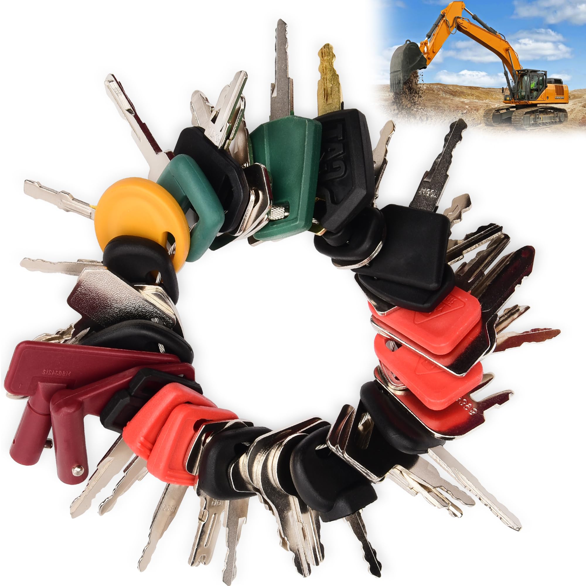 Buy 46 Heavy Equipment Keys Master Set Construction Ignition Key fits