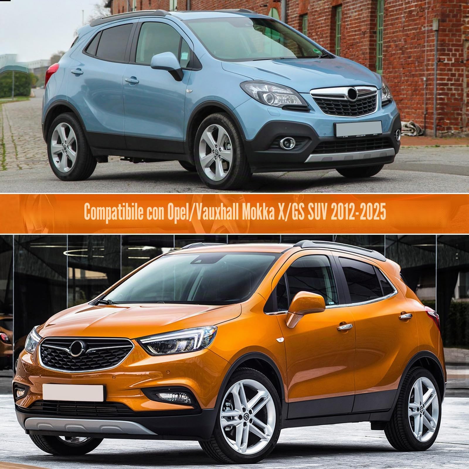 Telo Copriauto Compatibile con 2012-2024 Opel Mokka/Mokka X GS 5-door SUV, Impermeabile Traspirante Telo per Auto da Esterno, Copertura Auto con cerniera Anti Acqua Polvere Neve Sole Freddo