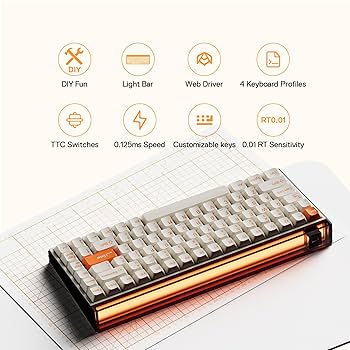 キーボード MelGeek MADE84 Pro Air Rabbit0-Shop / MelGeek MADE84 Pro Elemento Air ラピッド