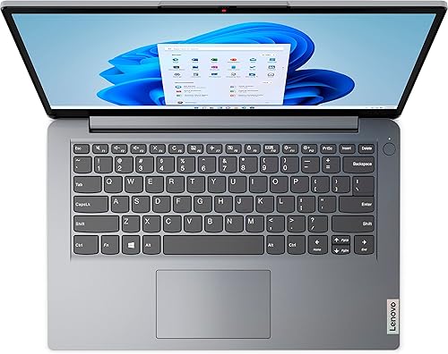 Miniatura 5 de Lenovo Portátil de 14 pulgadas, Intel Quad Core Pentium N5030, SSD NVME de 256 GB, eMMC de 128 GB, 4 GB de RAM, cámara web, HDMI con alfombrilla de
