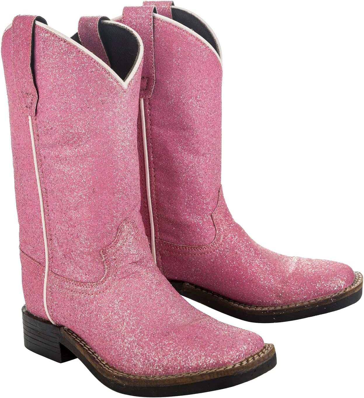 TuffRider Children's Western Boot - Pink Glitter Design