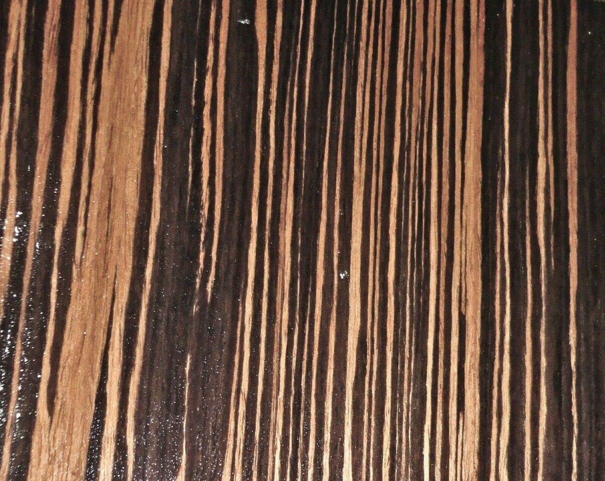Macassar Ebony Composite Wood Veneer 24" x 120" raw no Backer 1/40" Thick VH1822
