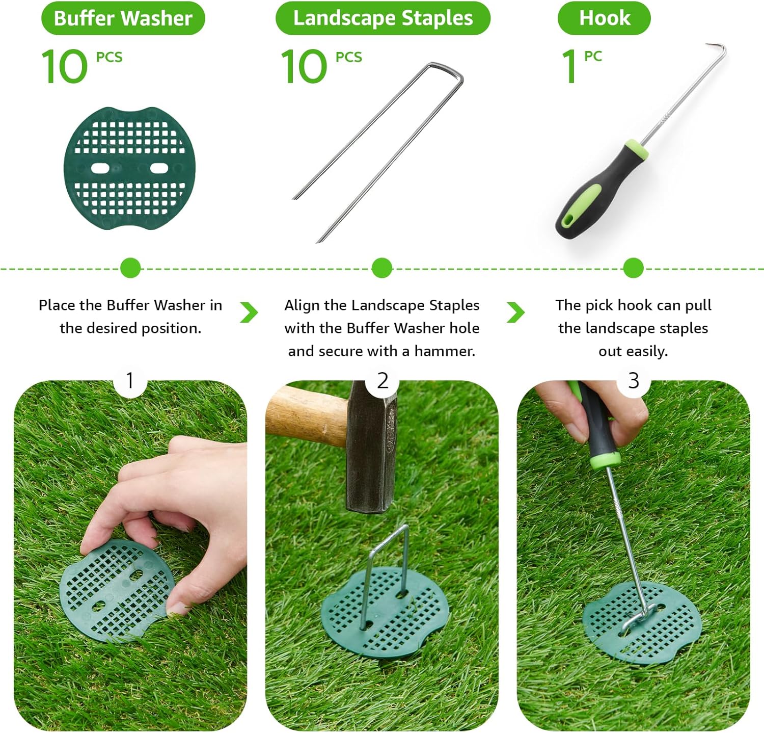 Artificial Turf Grass Outdoor: Grass Pad for Dogs Indoor Potty Training, Replacement Turf Rug for Patio Balcony Apartment Landscape Decoration, Easy to Clean with Drainage Holes(3.0x5.0ft)