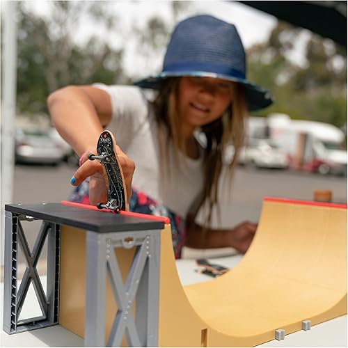 Miniatura 3 de TECH DECK - Rampa de medio tubo definitiva y tabla de dedos exclusiva de modelo Primitive Pro para edades de 6 años en adelante