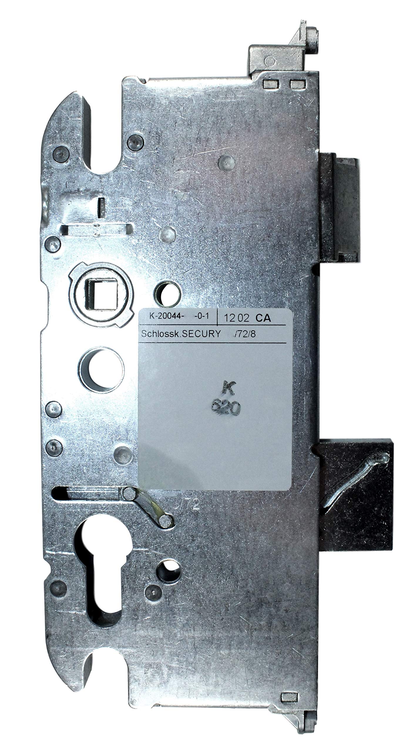 GU Secury Automatic Reparatur Schlosskasten Hauptschloss 6-30880-DD-0-1 oder auch K-20044-HO-0-1, Dornmaß: 55mm (52,5mm) / Entfernung: 72mm, incl. SN-TEC® Montagematerial & SN-TEC® Montageanleitung