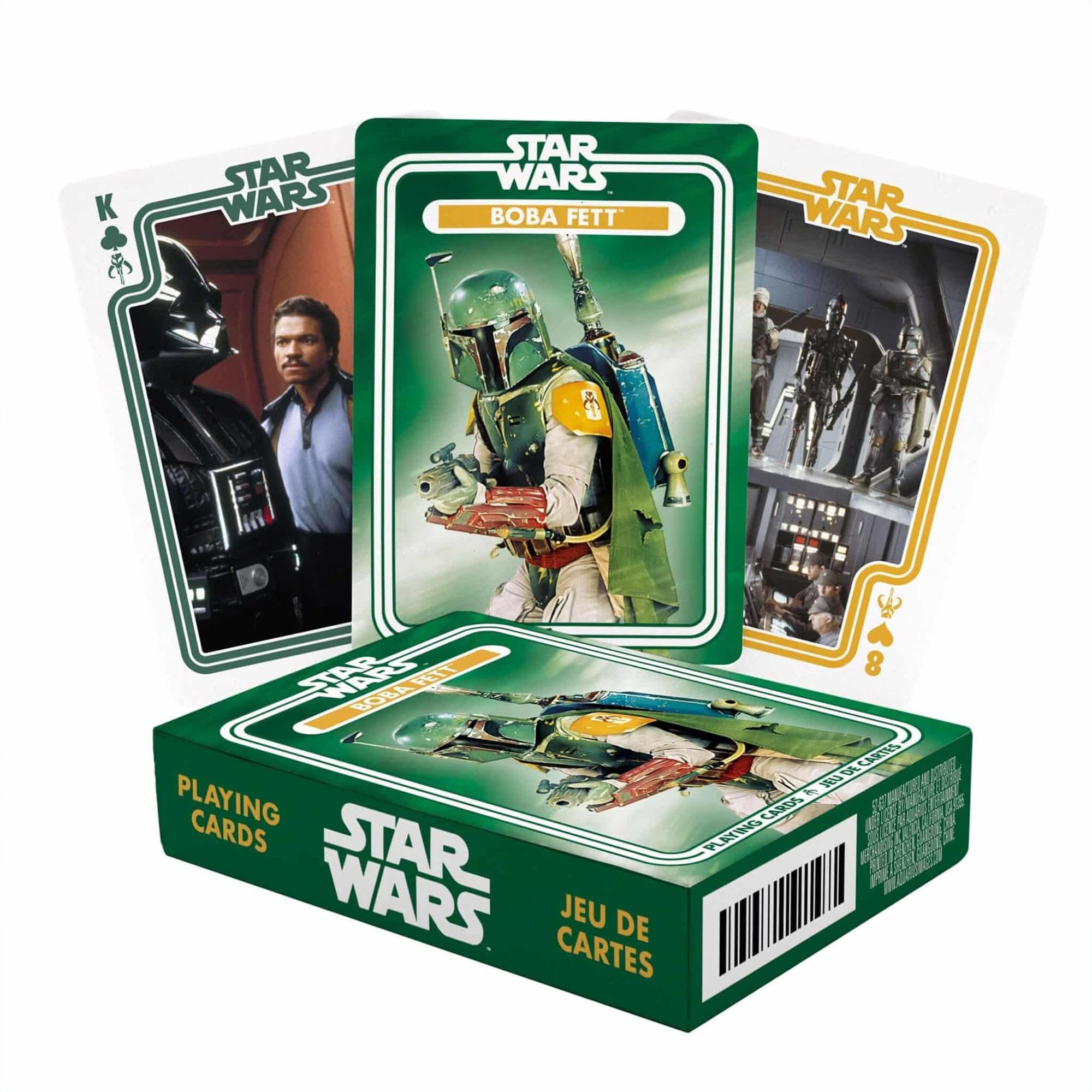 Star Wars Aquarius Bobba Fett Lot de 52 Cartes à Jouer + Jokers (NM)