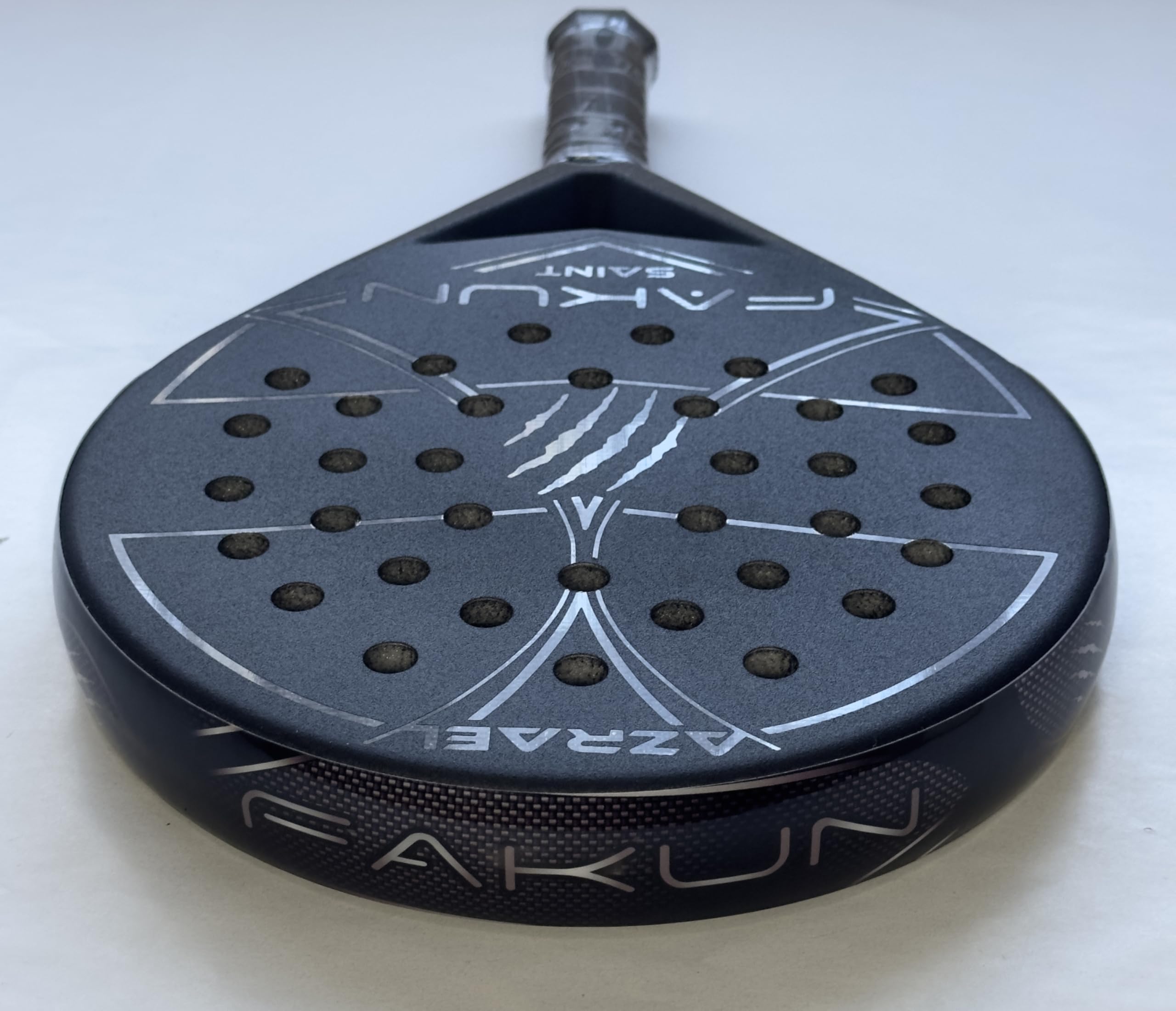 FAKUN Pala de Padel Azrael Black Edition Rugosa