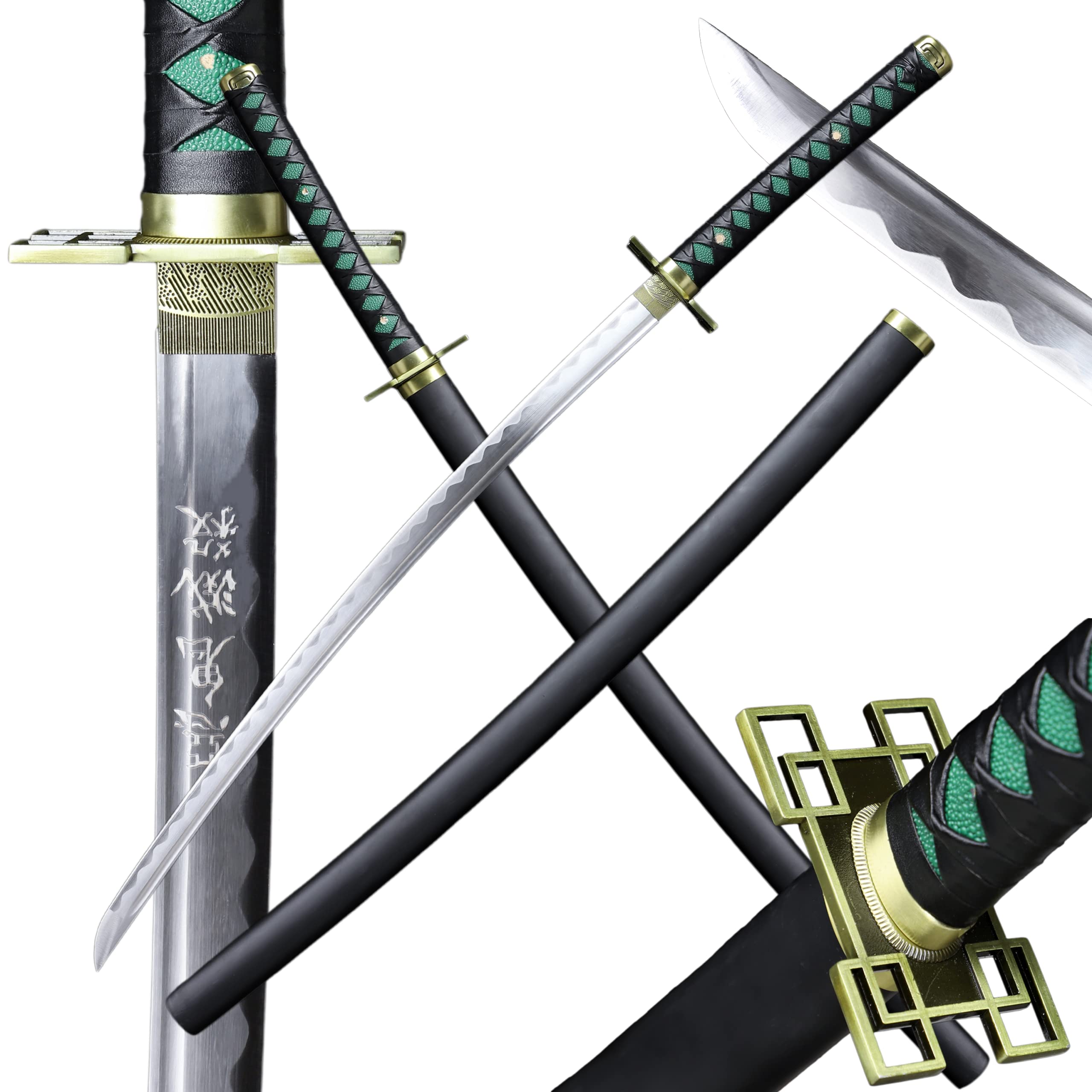 Sharp Zoro Sword Real Metal-High Carbon Steel Handmade Anime Sword, Samurai Katana One Piece Sword