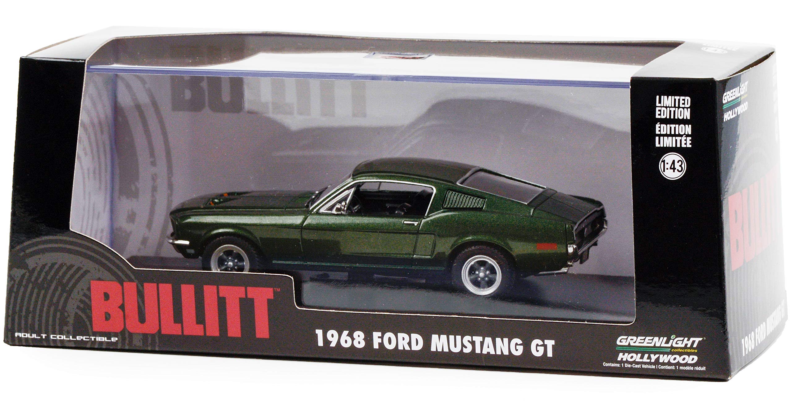 Ford Mustang GT grün 1968 Bullitt Modellauto 86431
