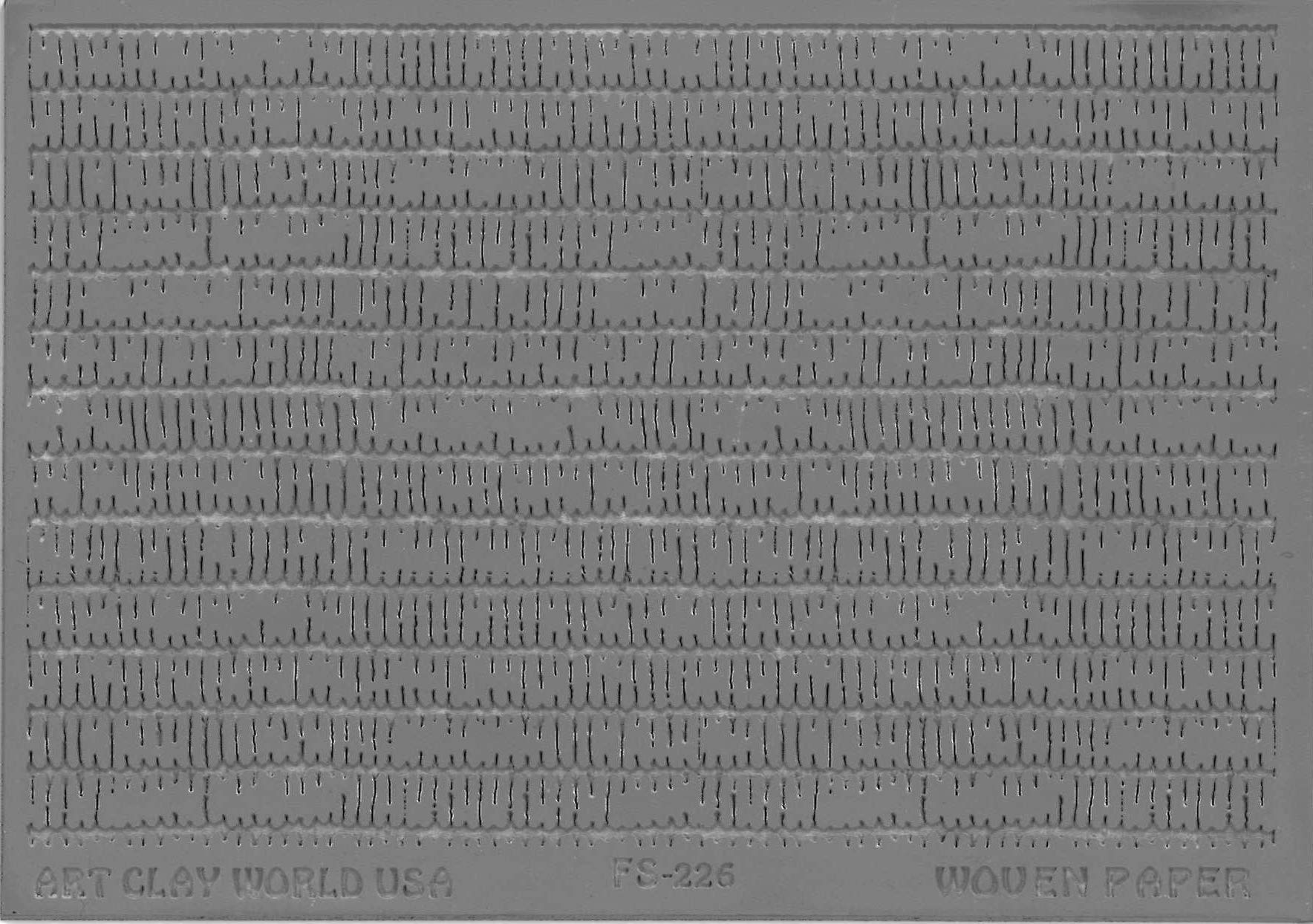 FlexiStamps Texture Sheet Woven Paper Positive Design - 1 pc.