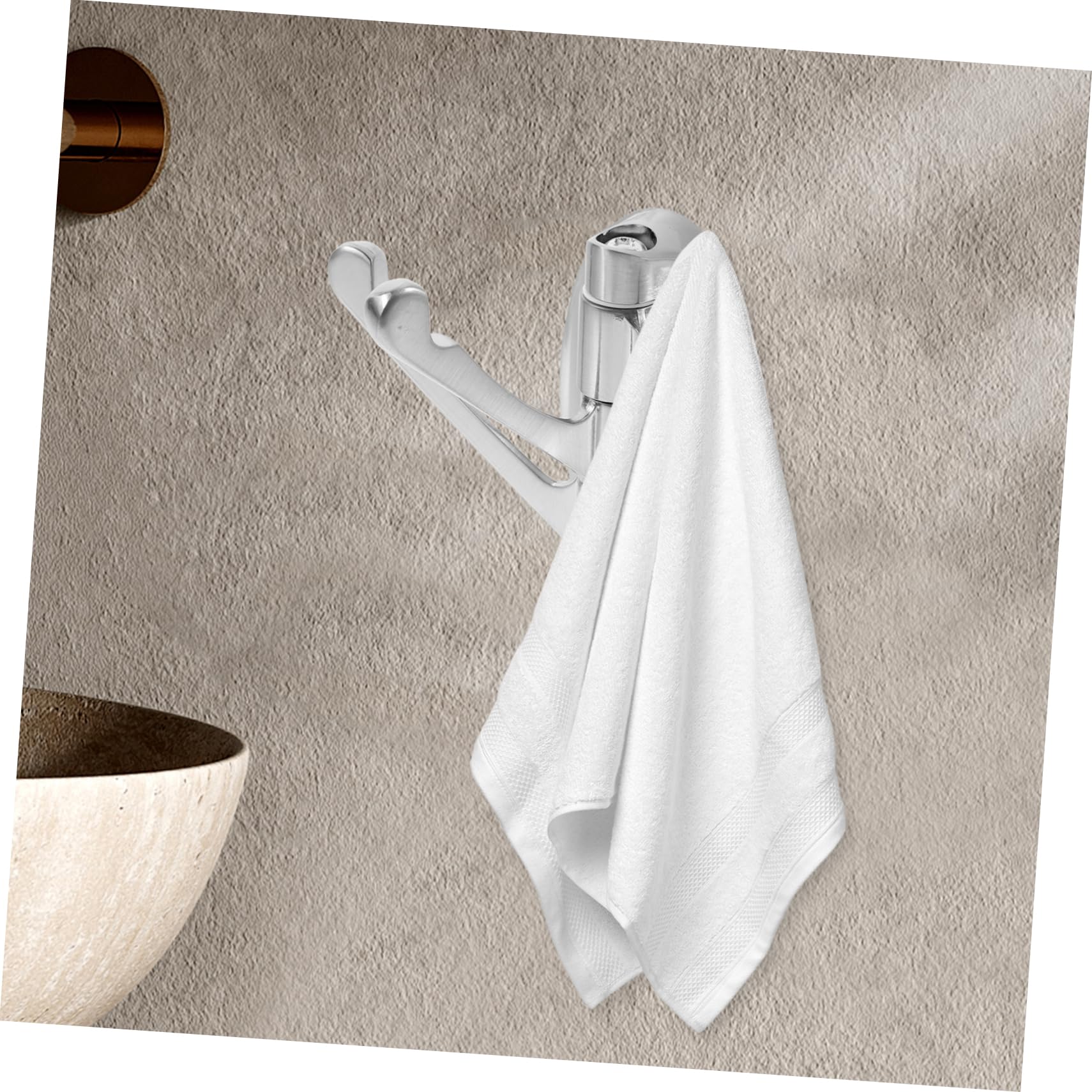 SHINEOFI 4 Piezas Gancho De Metal Giratorio Ganchos De Baño Gancho Giratorio Para Montaje En Pared Baño Bath Ganchos Metalicos Para Colgar Colgador De Toallas Aleación De Zinc