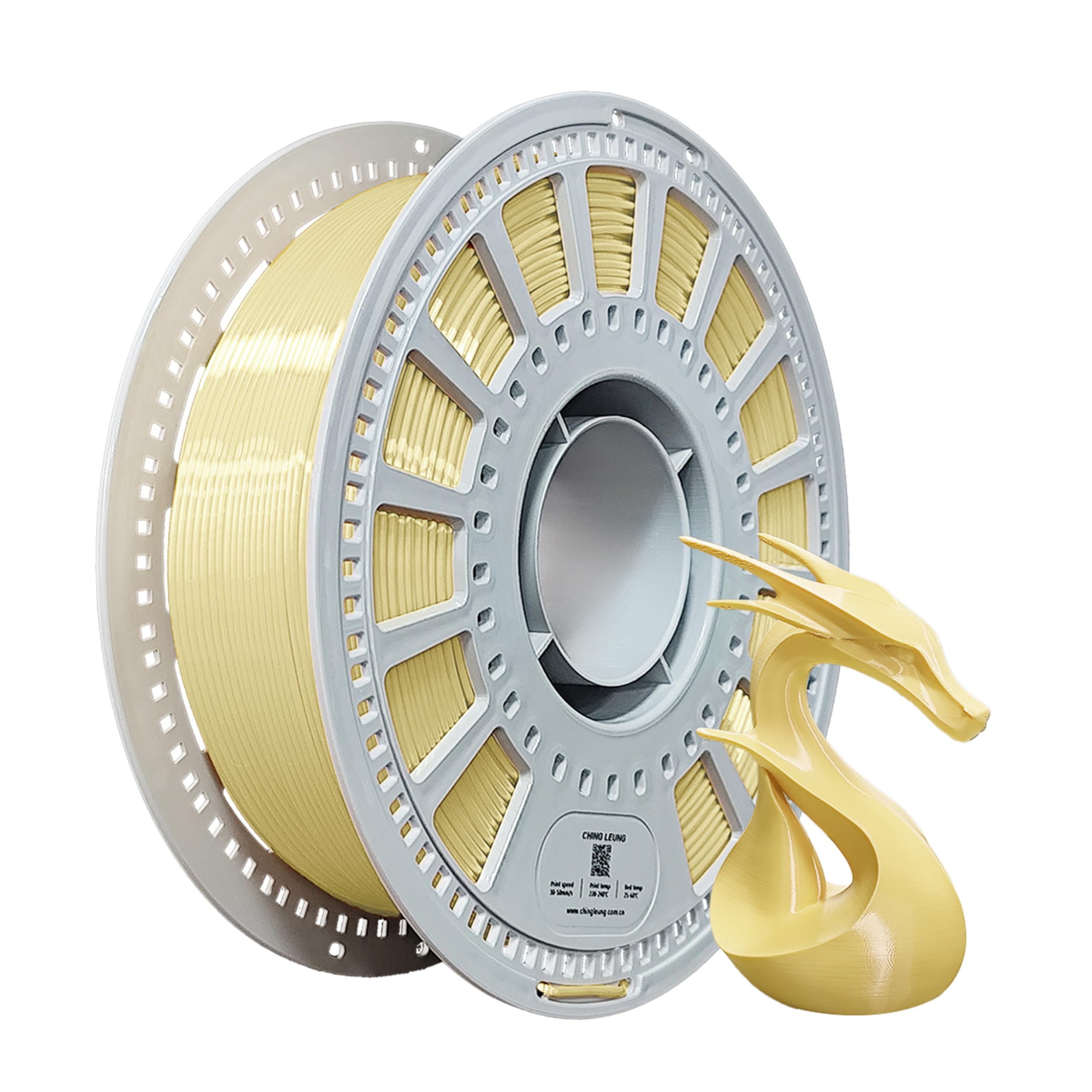 Silk PLA Filament 1.75mm 1KG - 4X Metallic Shine, High Speed Silk Pla Filament, ±0.03mm Accuracy, 0.2mm Nozzle Safe, PLA Filament, for Bambu Lab/Ender