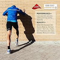 Vista 6 de CWVLC Calcetines deportivos de compresión acolchados para hombres y mujeres