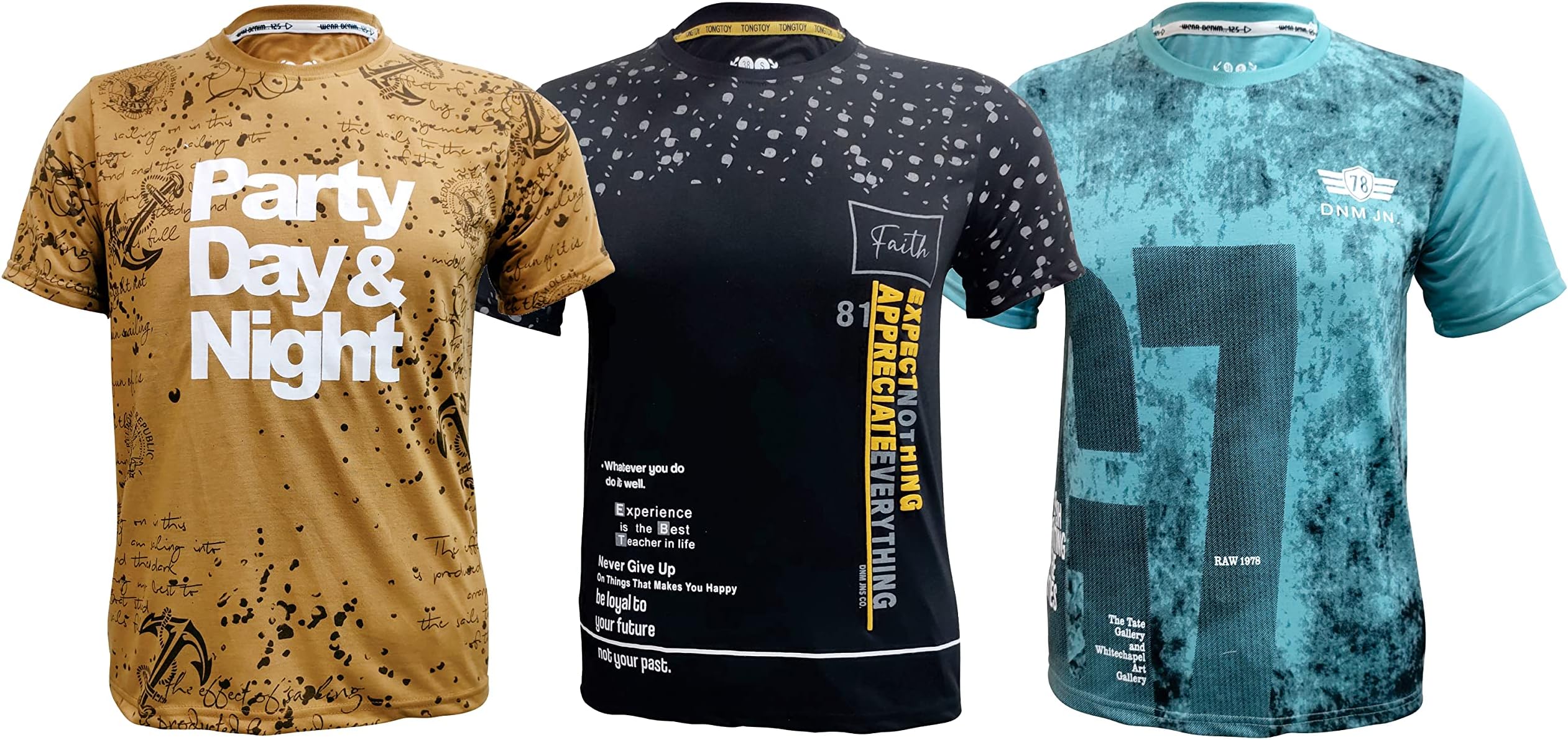 SHAUNMen T-Shirt (N704MN3_$1P_Pack of 3)