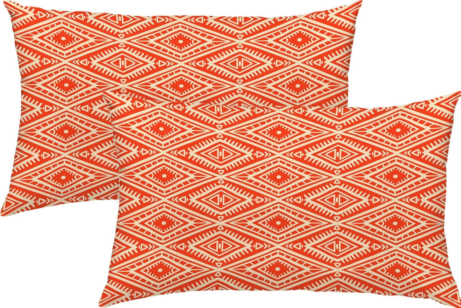 Poszewki na poduszki 60 x 80 cm geometryczne poduszki retro poszewki na