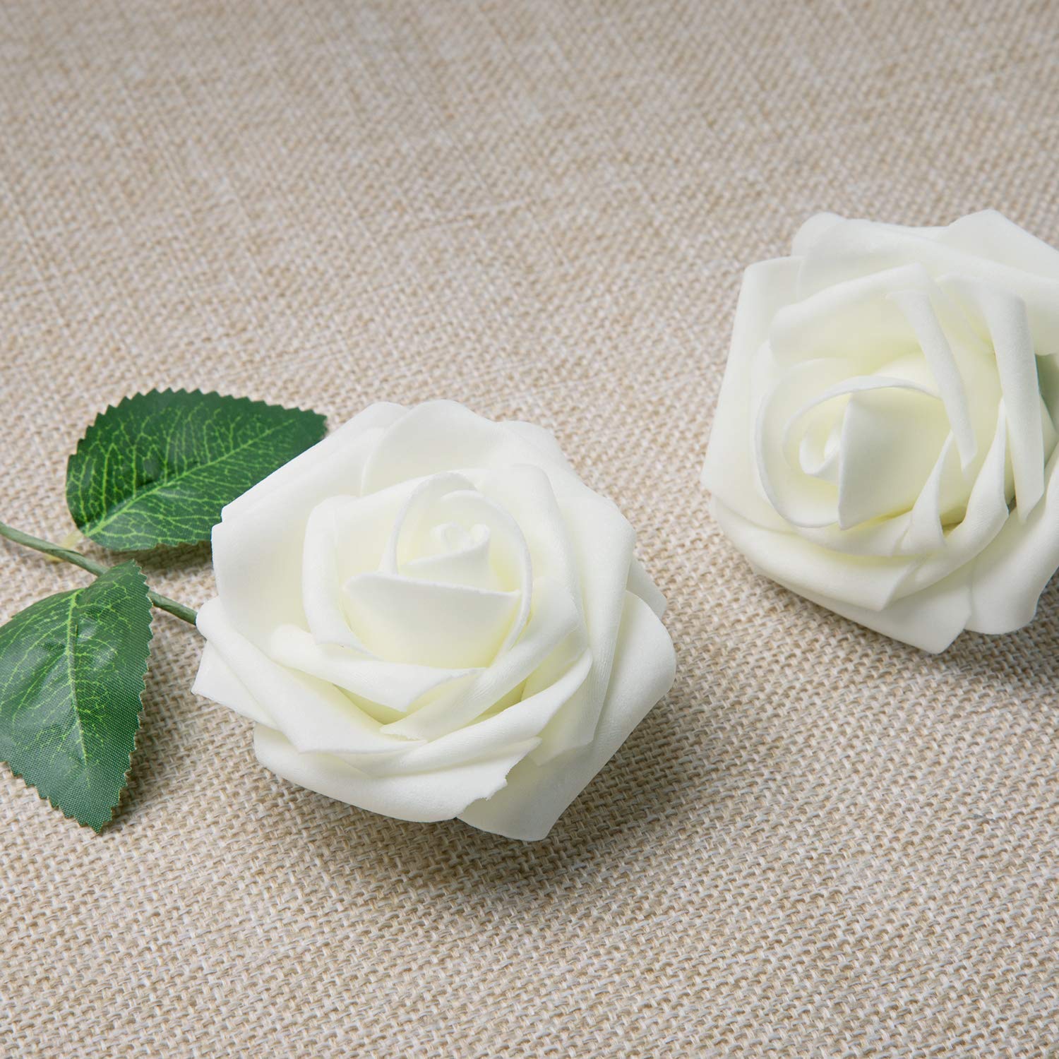 Fiori artificiali bianco avorio: centrotavola per bouquet da sposa fai da te - Italia