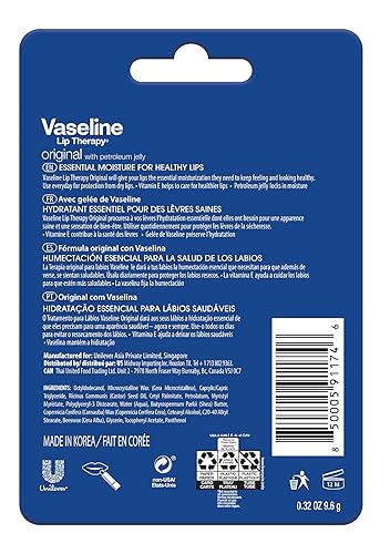 Miniatura 10 de Vaseline Lip Therapy Care Original, paquete de 4, 0.16 onzas cada uno