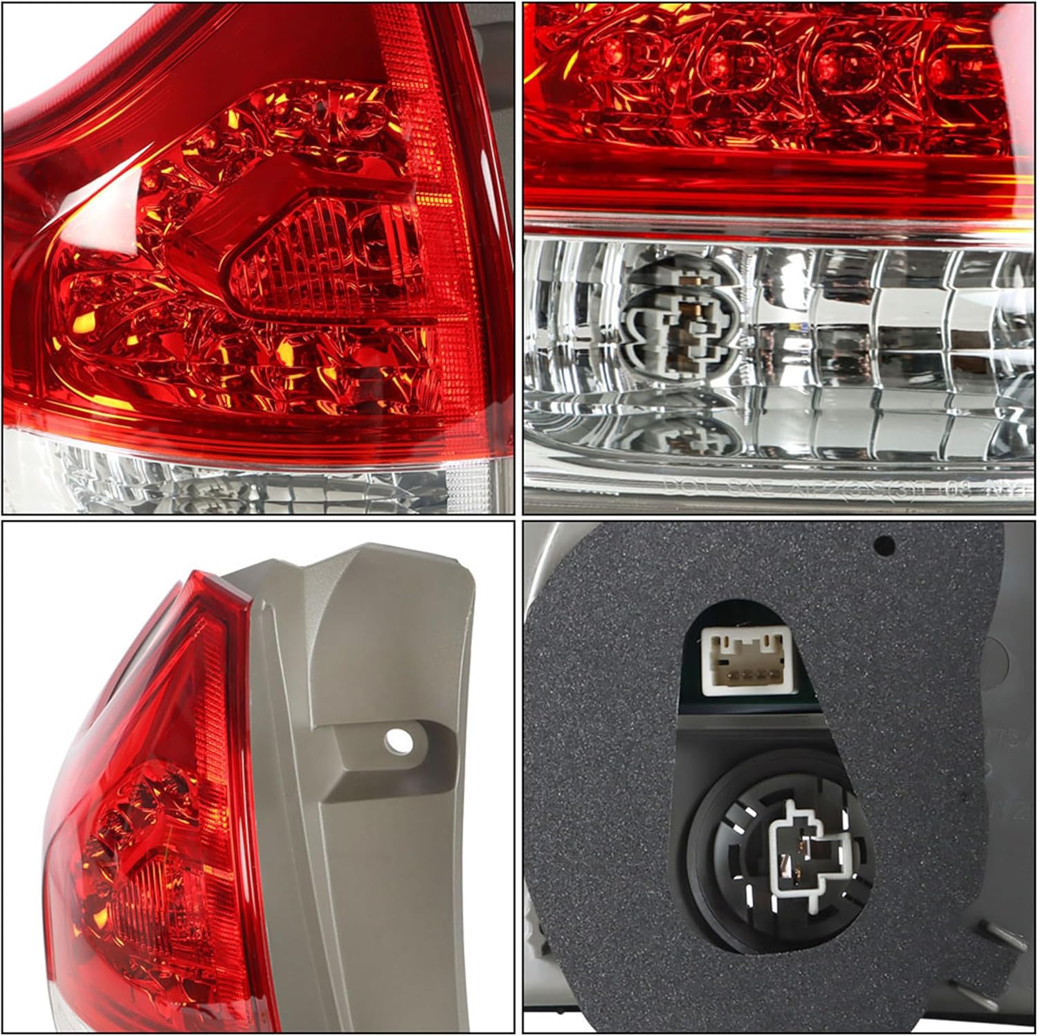 Driver Side Tail Light Assembly Replacement for Sienna 2011 2012 2013 2014 Left Side Tail Light Replacement for 8156008030 TO2804107