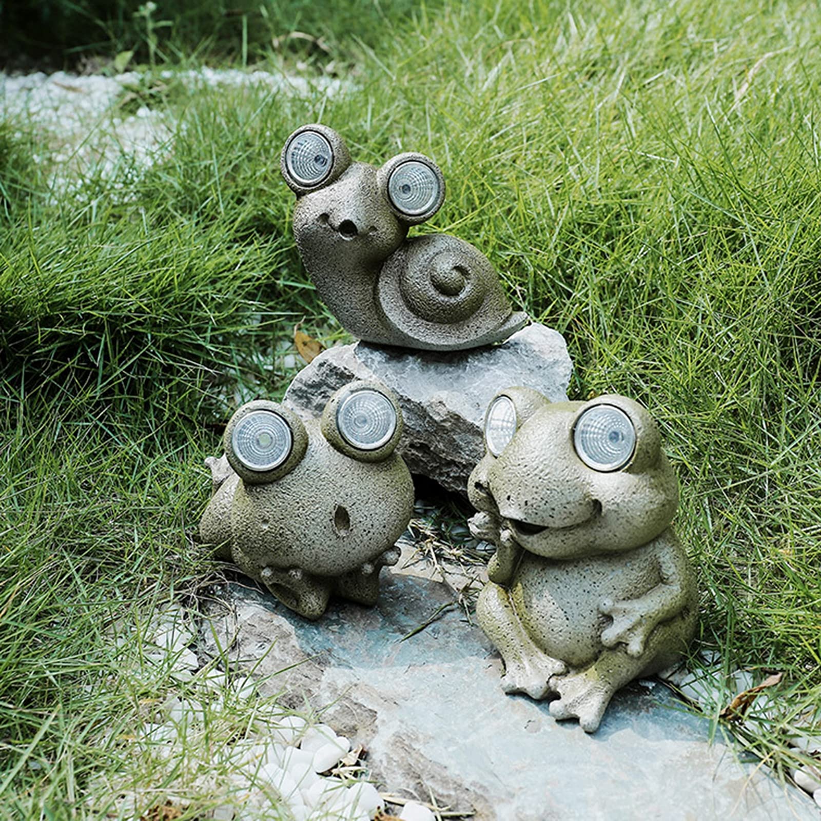 Neamou Statua della rana yoga in meditazione, Statua della rana in meditazione - Statuette di rane da giardino Zen in miniatura,Creative Resina Yoga Rane Decor Figurine da collezione di animali