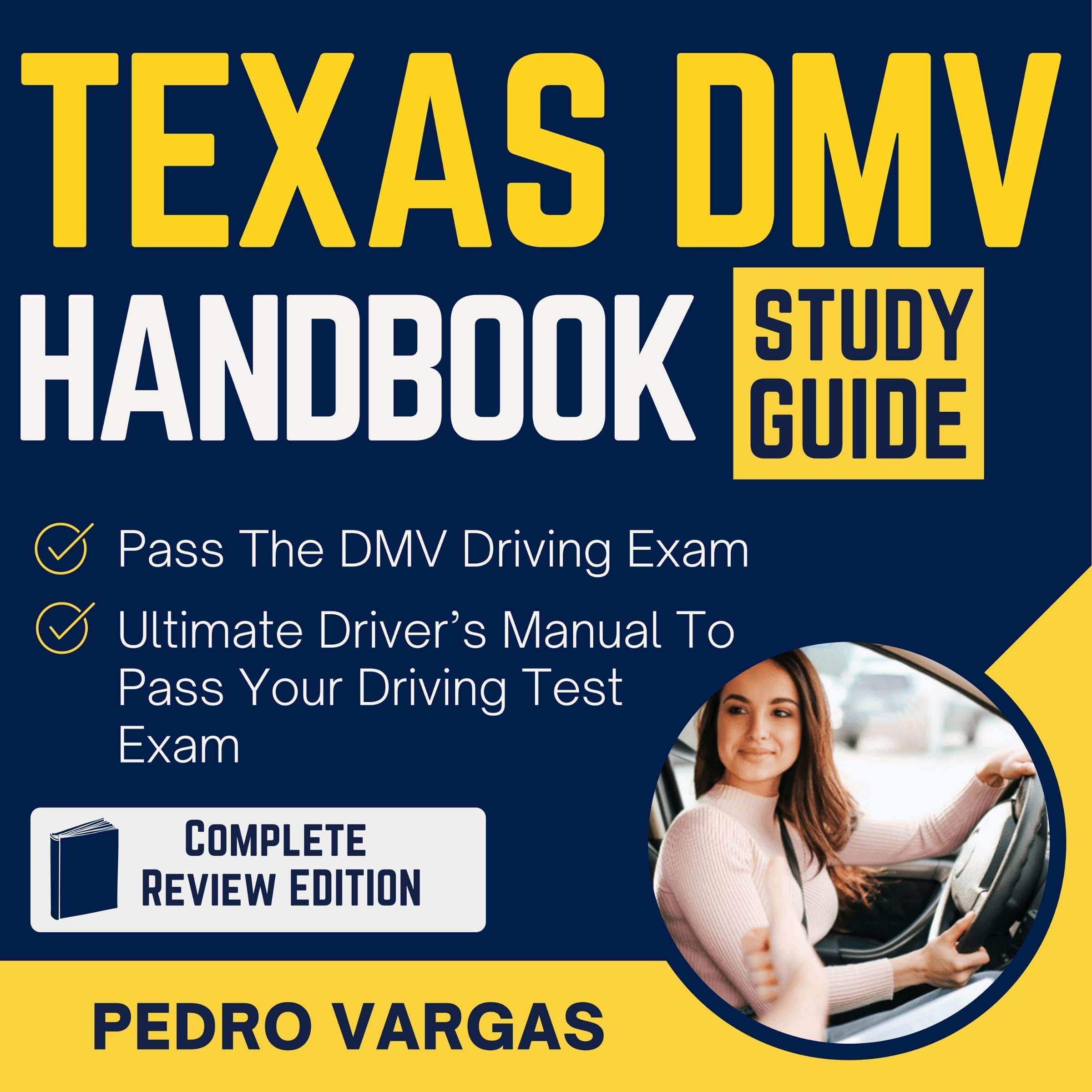 Cover art for Texas DMV Handbook Study Guide: Complete Review Edition to Pass the DMV Driving Exam