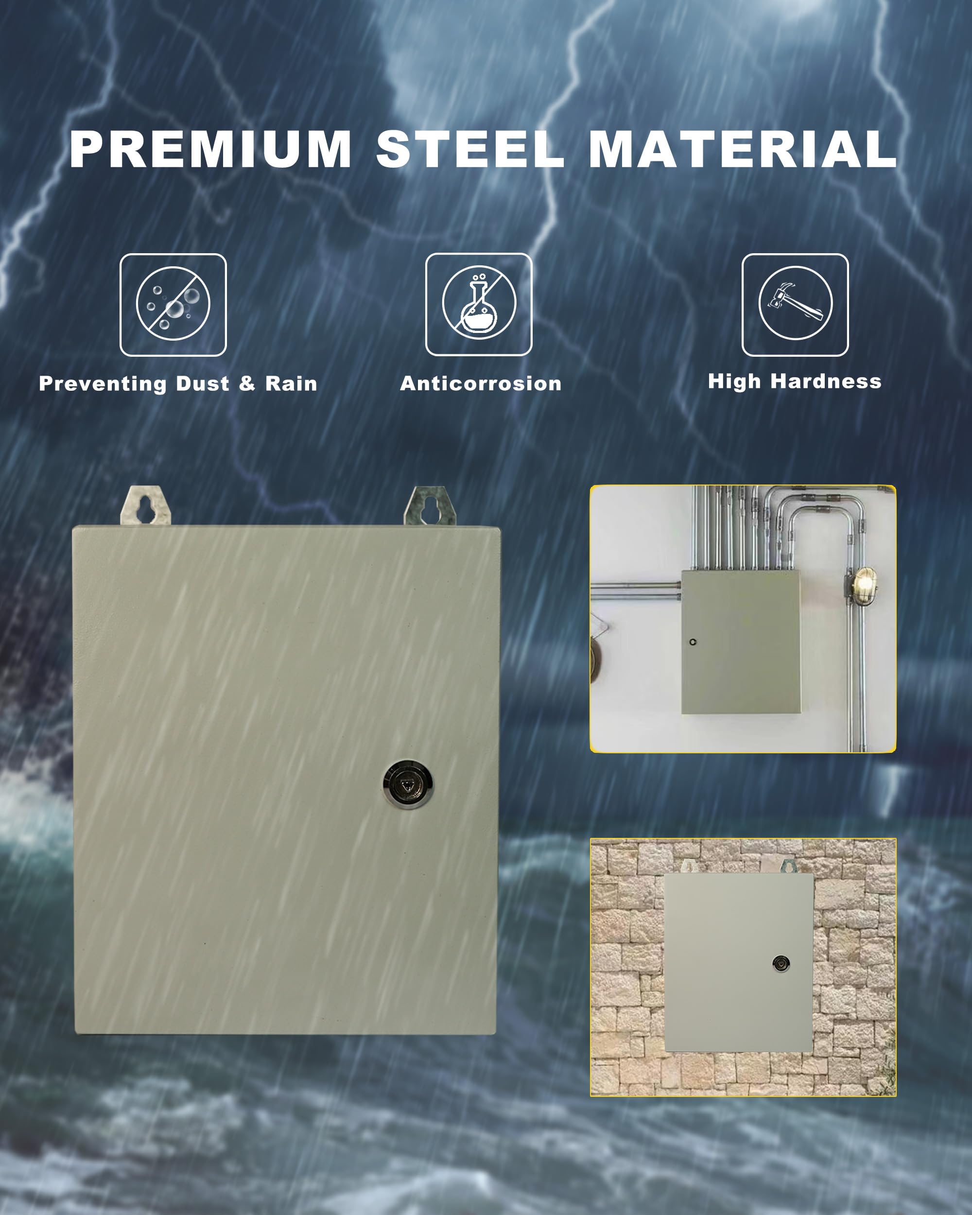 Waterproof Electrical Box - Outdoor Weatherproof -5