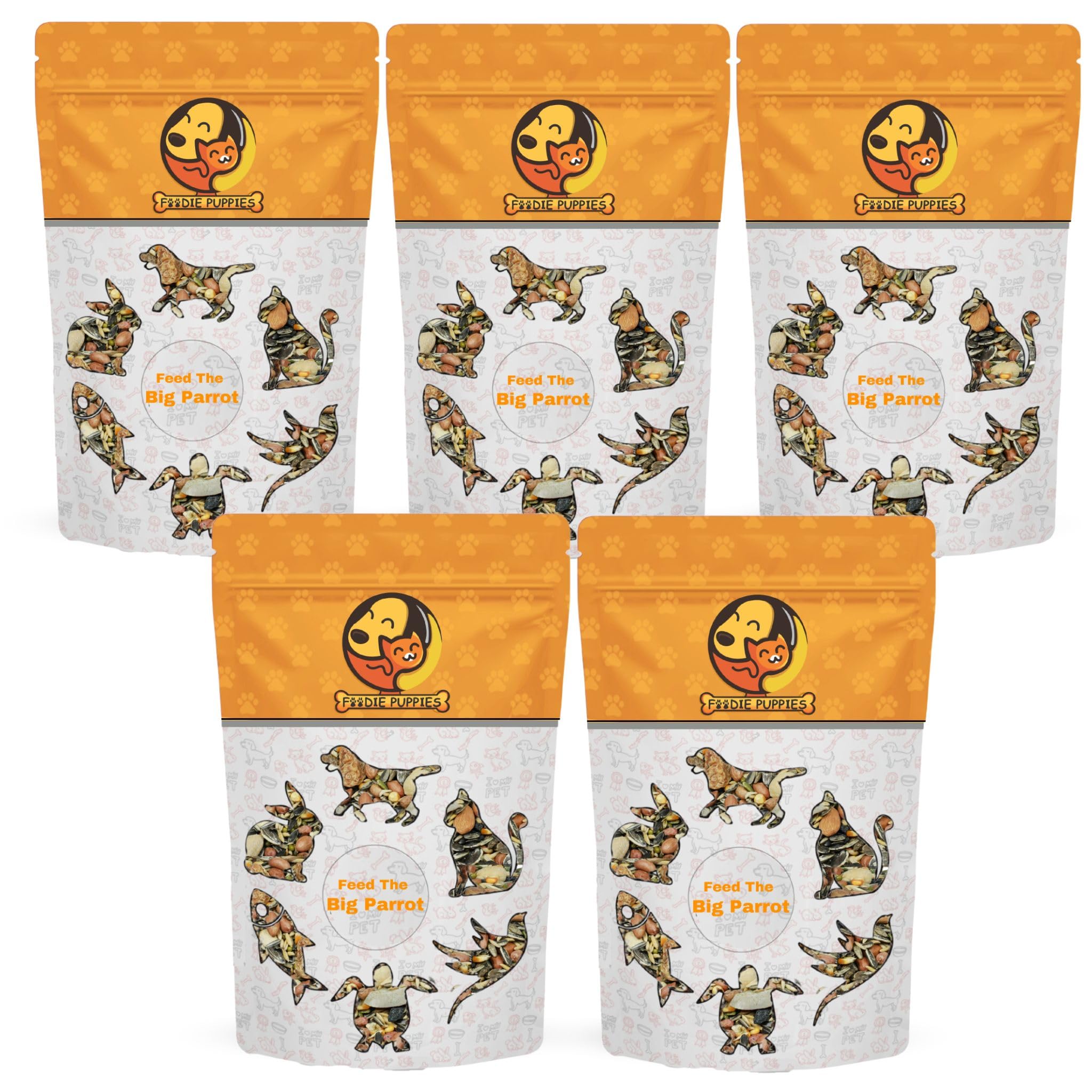 Foodie Puppies Parrot Bird Food for Big Parrot Birds - (5kg, Pouch) Mix Seeds Fortified with Almonds, Peanuts, Pumpkin Seeds & Red Chillis for African Grey, Macaw, Cockatoo, Indian & Other Parrots. (B0C6K9P14J) Amazon Price History, Amazon Price Tracker