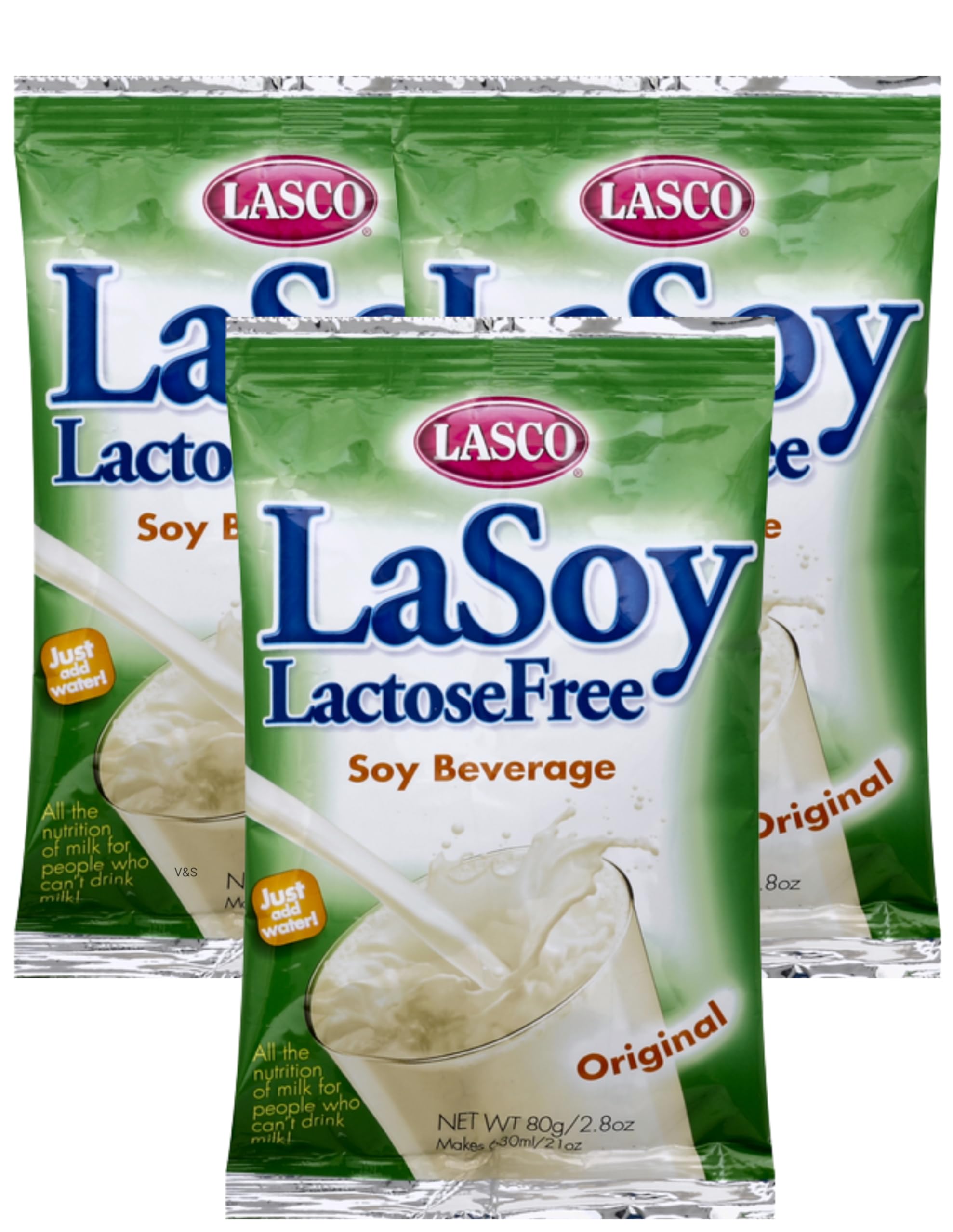 Amazon.com: Lasco LaSoy Lactose Free Original Soy Beverage Mix
