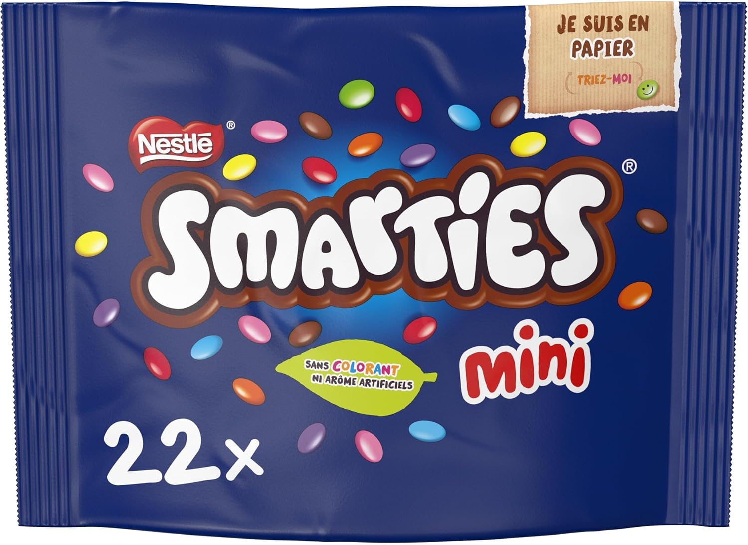 Smarties Mini Bonbons Chocolatés 315g : Délice Croquant au Chocolat au Lait