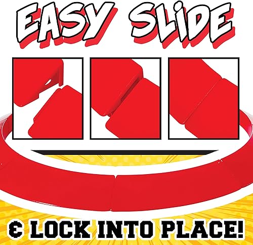 Miniatura 5 de Franklin Sports Ryan's World - Juego de golf de fútbol infantil con 1 pelota de fútbol y 3 objetivos con banderas, objetivos de 20 pulgadas