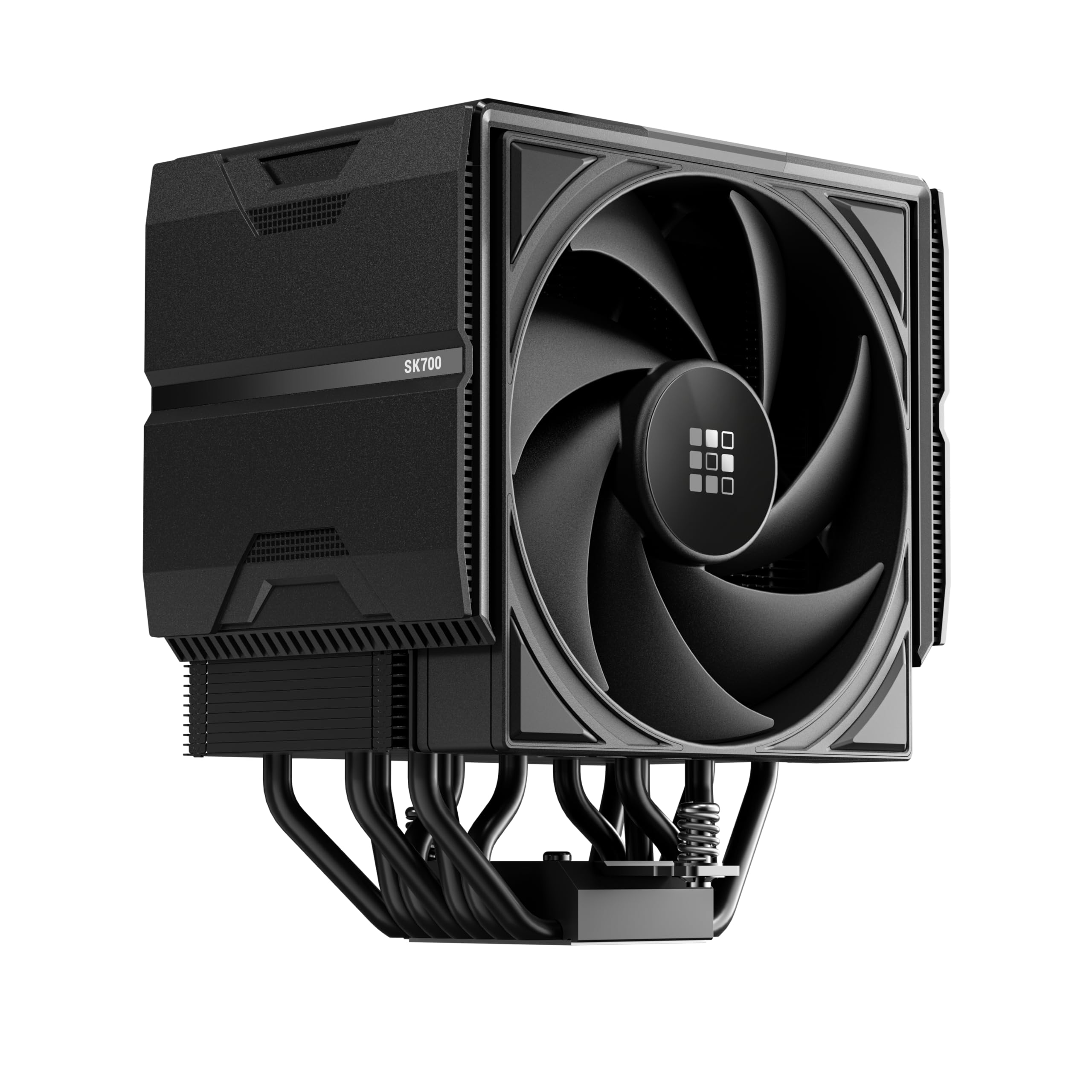 Sudokoo SK700V AM5-designierter digitaler Luftkühler, Einzelturm-Design, Hochleistungs-M-Wickeltechnik-Lüfter, 7 Kupfer-Wärmerohre, L-Schienenverriegelung, 220 W Wärmeableitung