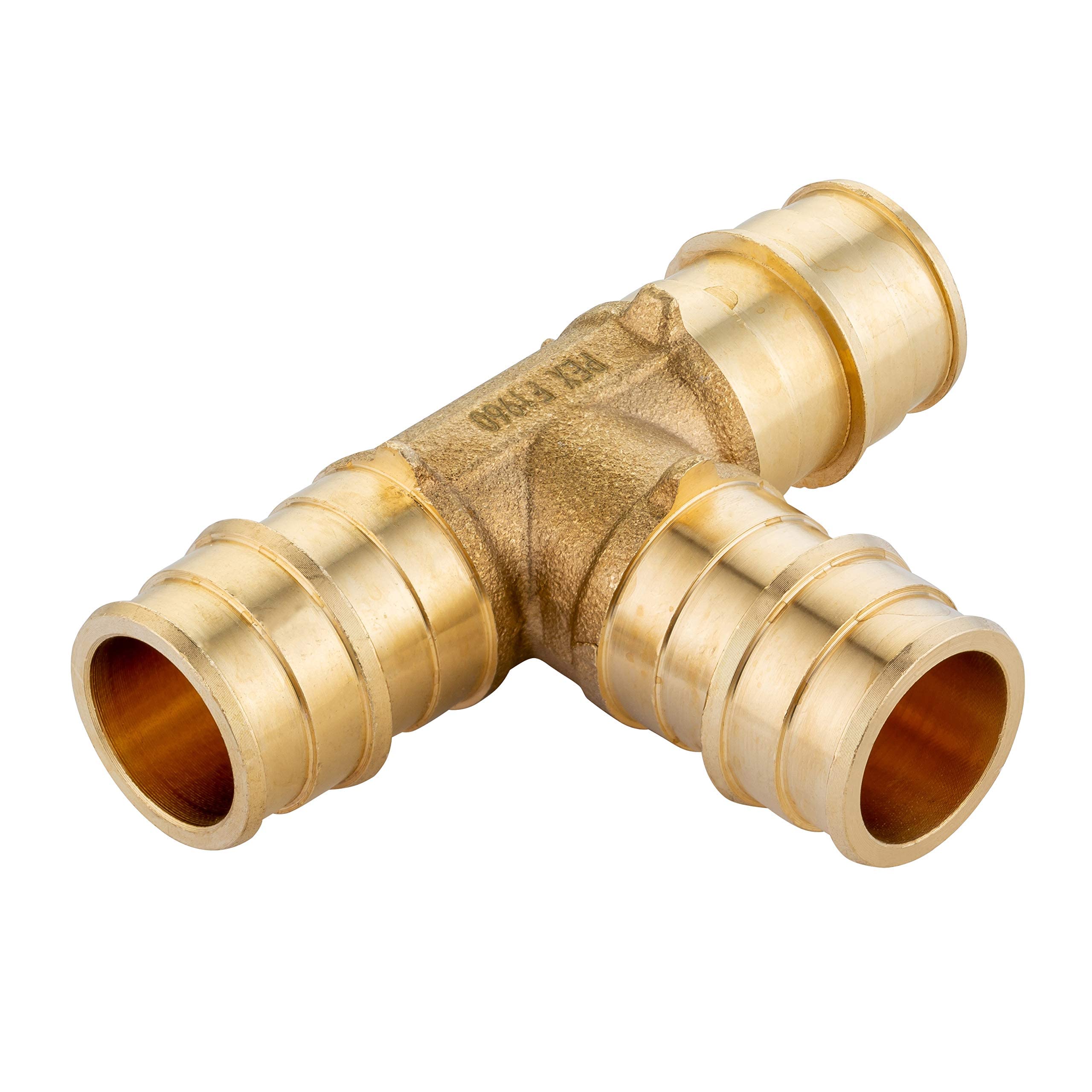 Paquete de 10 piezas de expansión Efield Pex A 1/2" x 1/2" x 1/2" Tee, F1960 sin plomo, 10 piezas