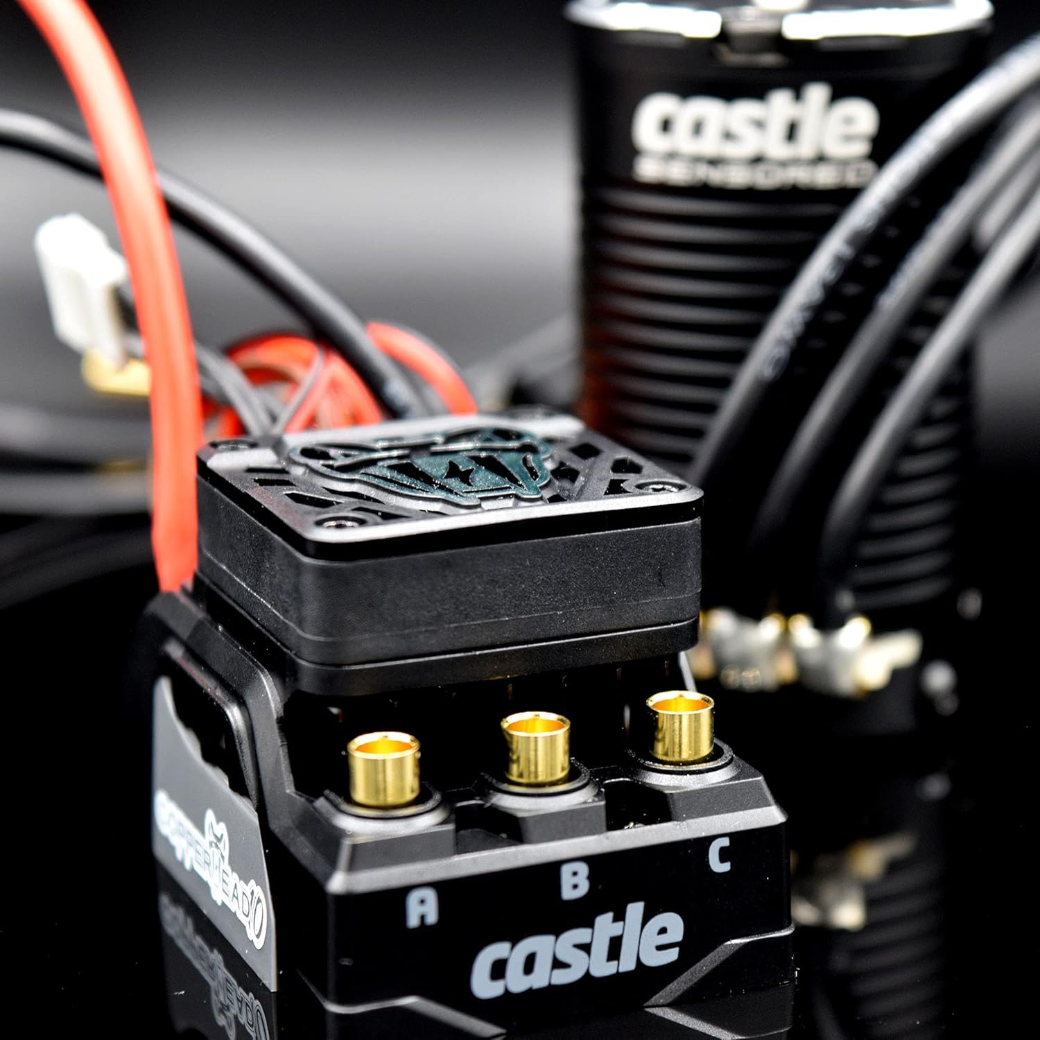 Amazing 🔥 Castle Creations 1/10 Copperhead Limited Edition 1412-3200KV Sensored ESC/Motor Combo, CSE10016800