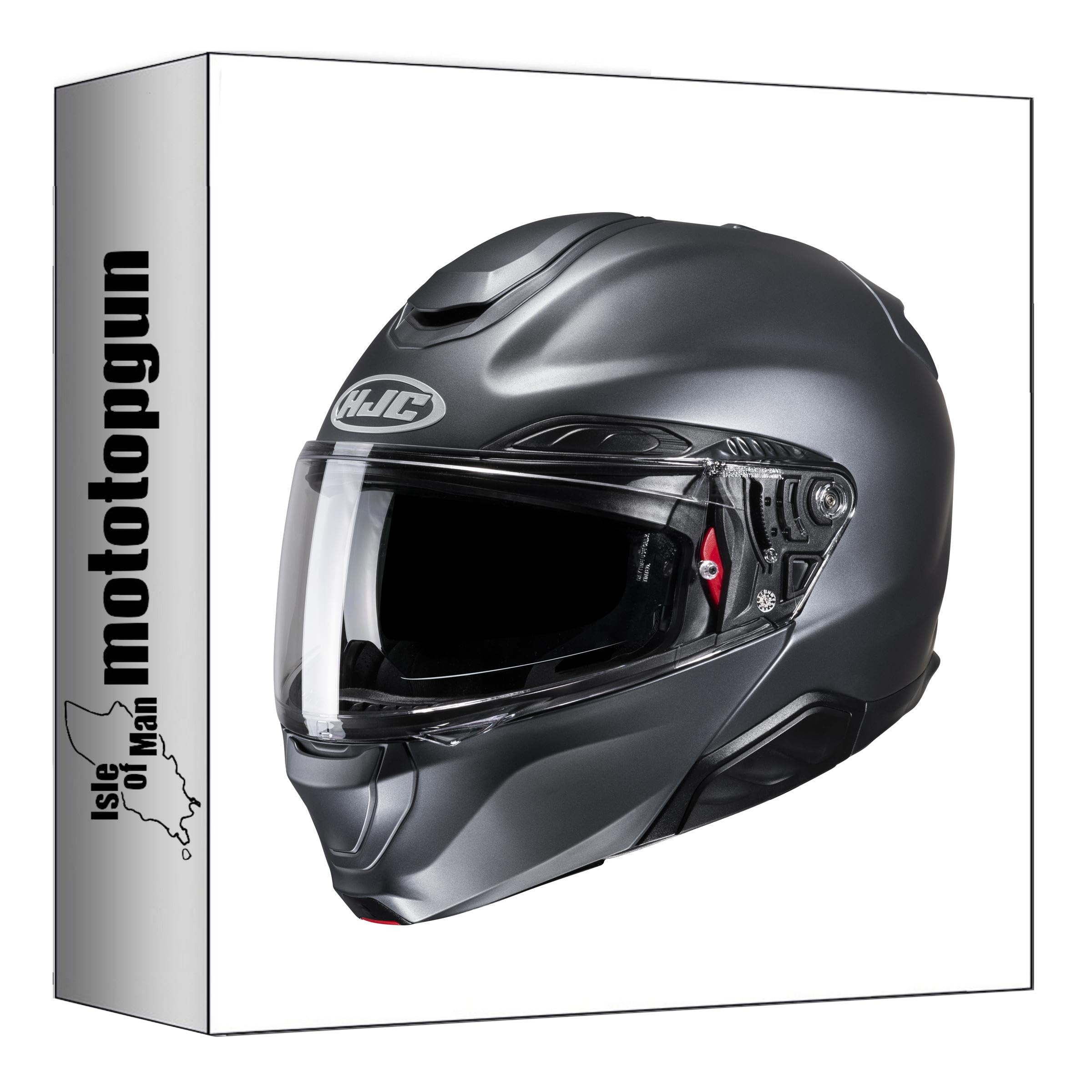 Casque modulable HJC RPHA 91 Anthracite Semi-Mat en Taille L - 3