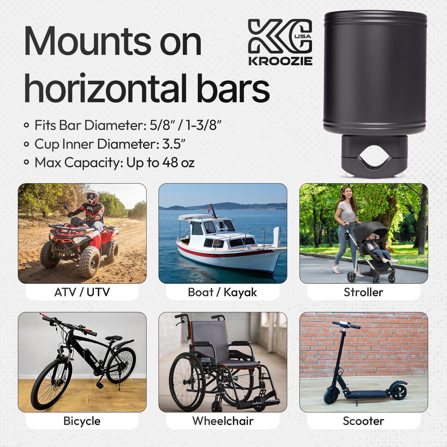 Kroozie Kroozercups 2.0 Fahrrad Getränkehalter